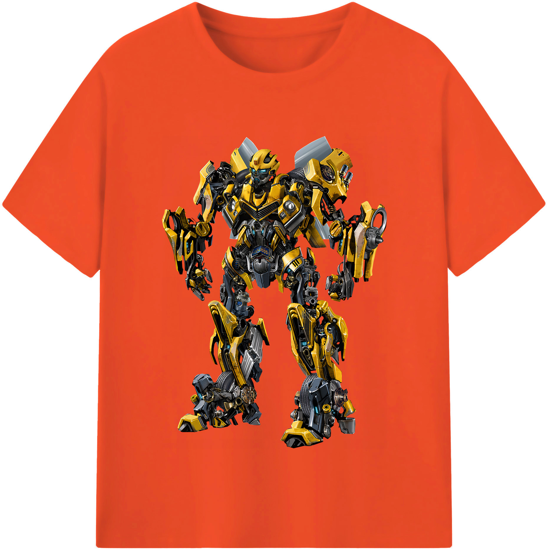 （画像用） Transformers トランスフォーマー 綿100％半袖Tシャツ（フロントプリント）