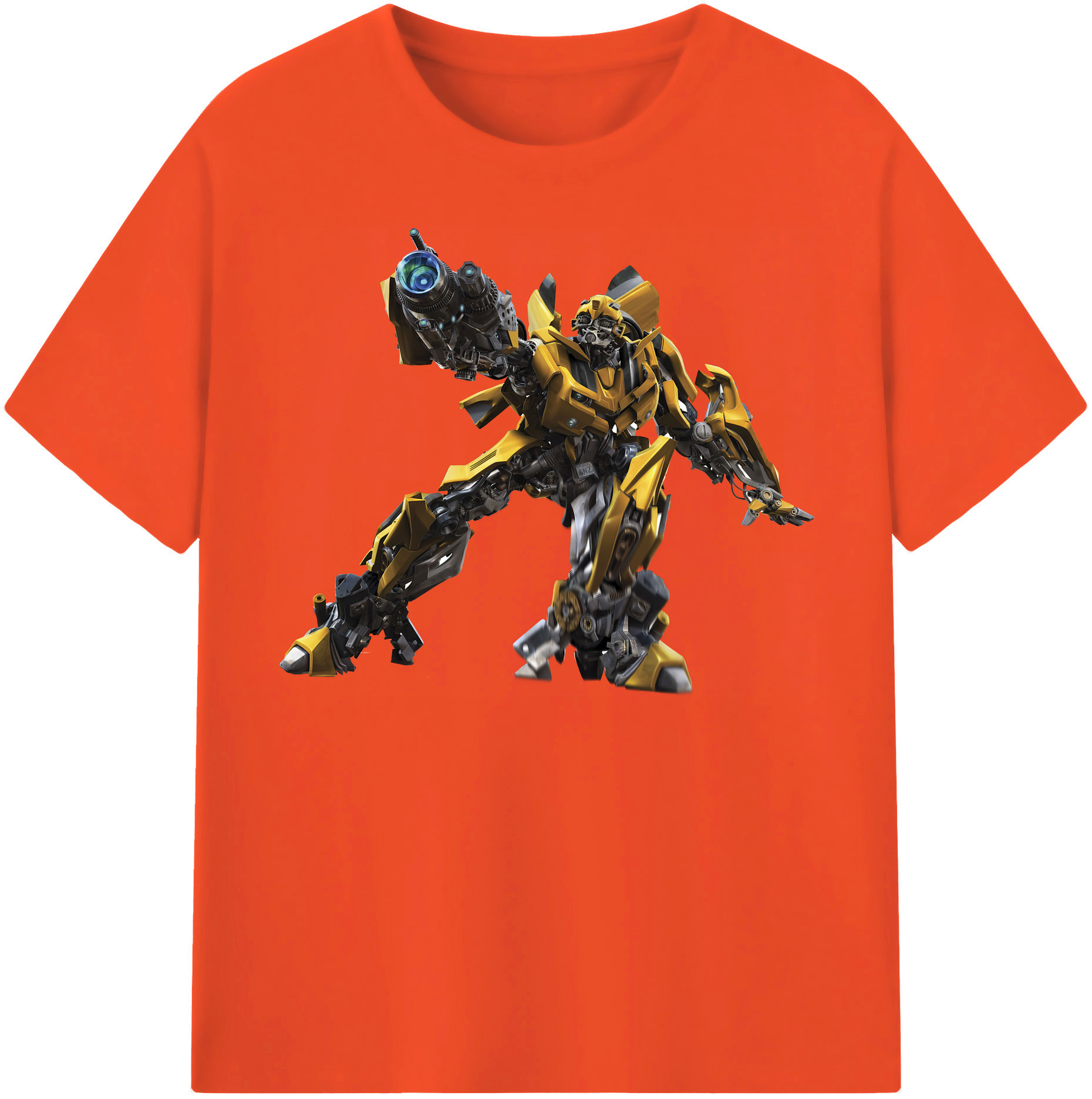 （画像用） Transformers トランスフォーマー 綿100％半袖Tシャツ（フロントプリント）