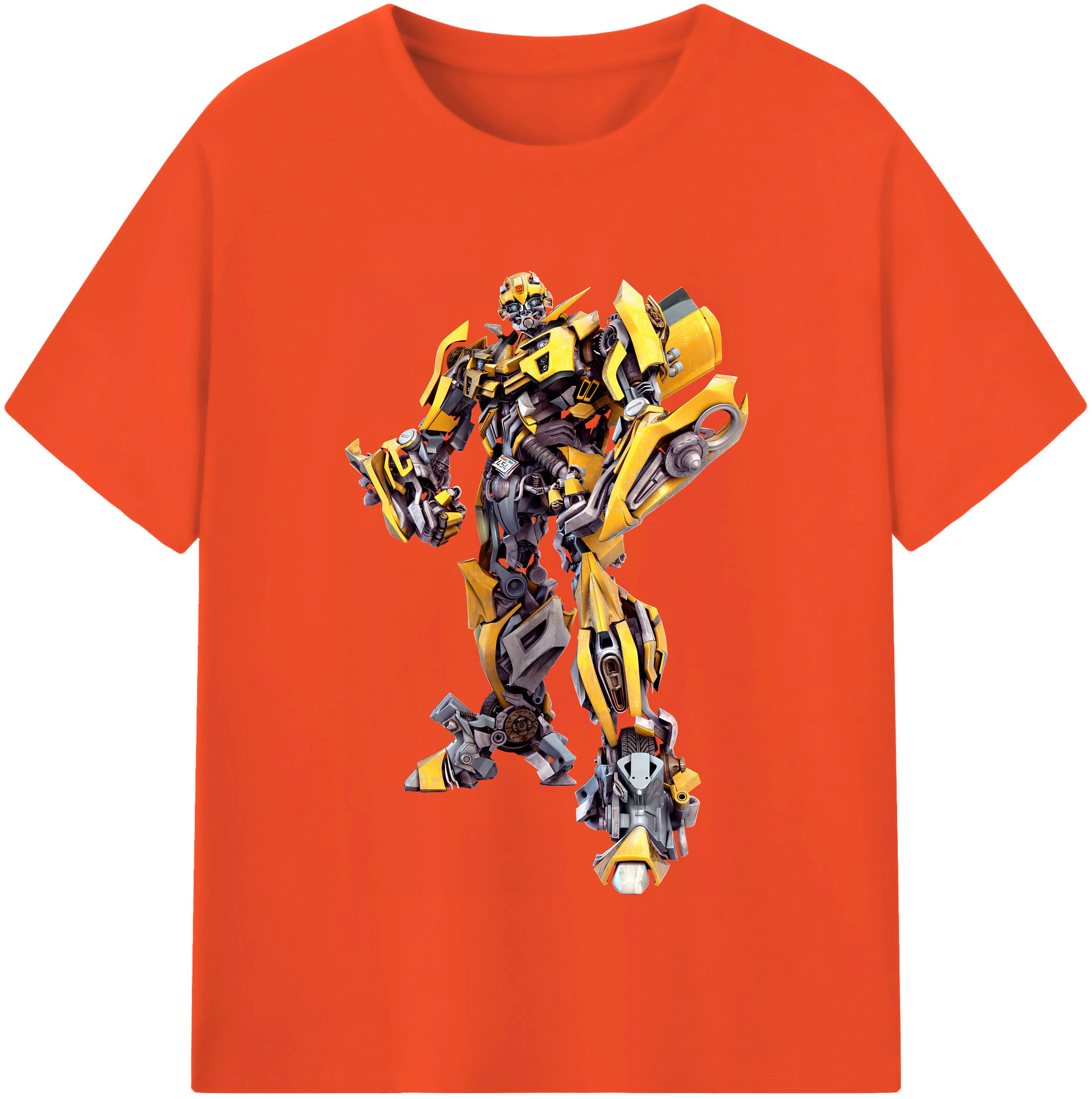 （画像用） Transformers トランスフォーマー 綿100％半袖Tシャツ（フロントプリント）