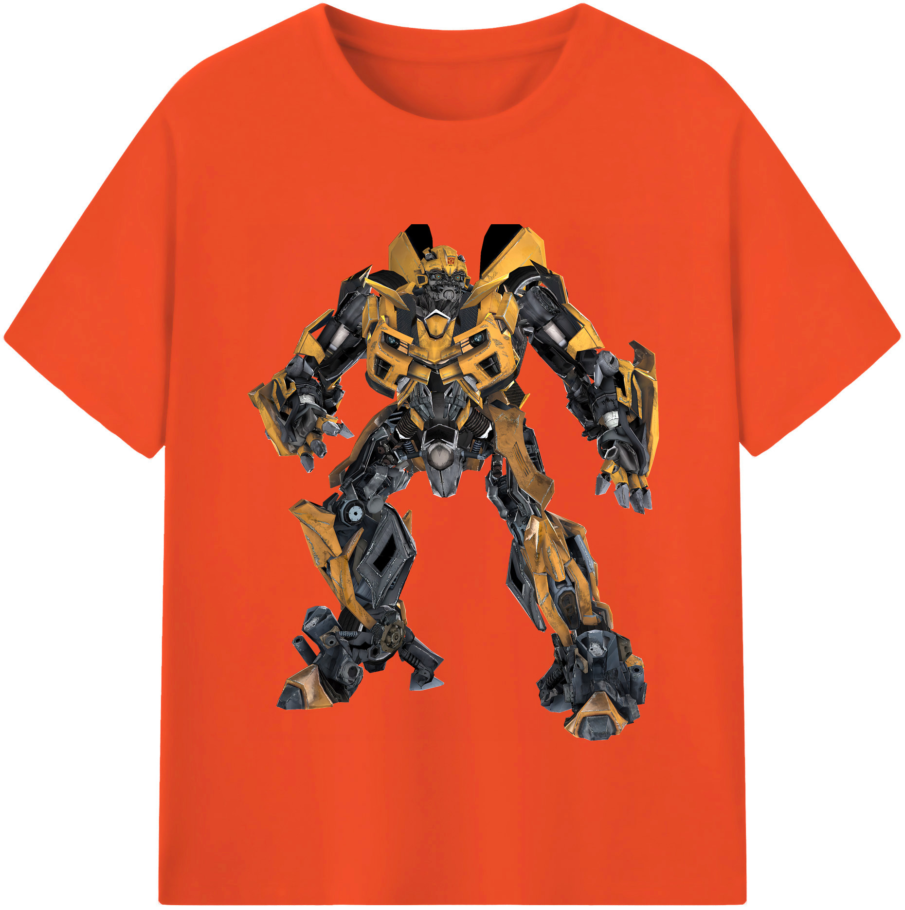 （画像用） Transformers トランスフォーマー 綿100％半袖Tシャツ（フロントプリント）