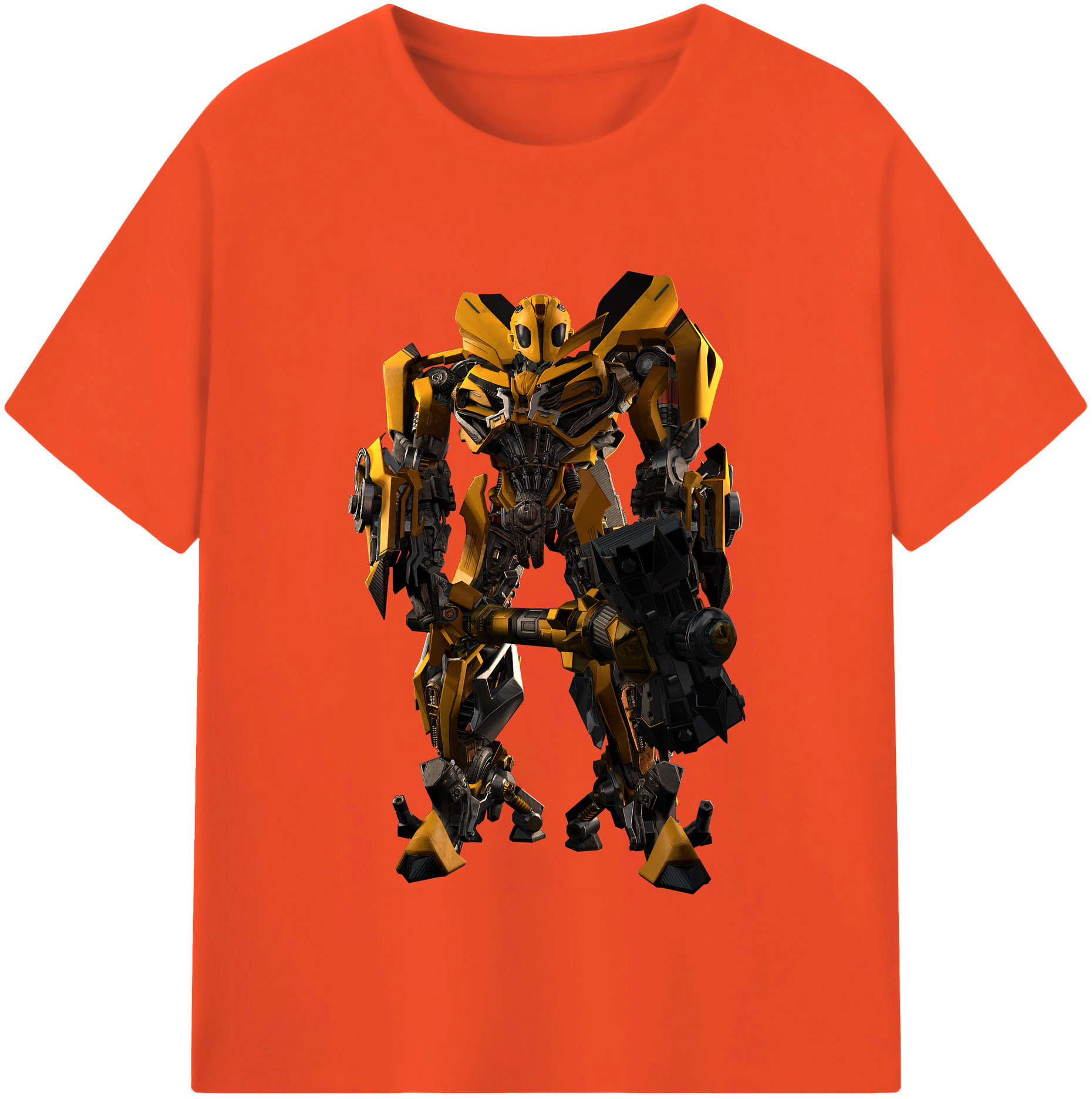 （画像用） Transformers トランスフォーマー 綿100％半袖Tシャツ（フロントプリント）