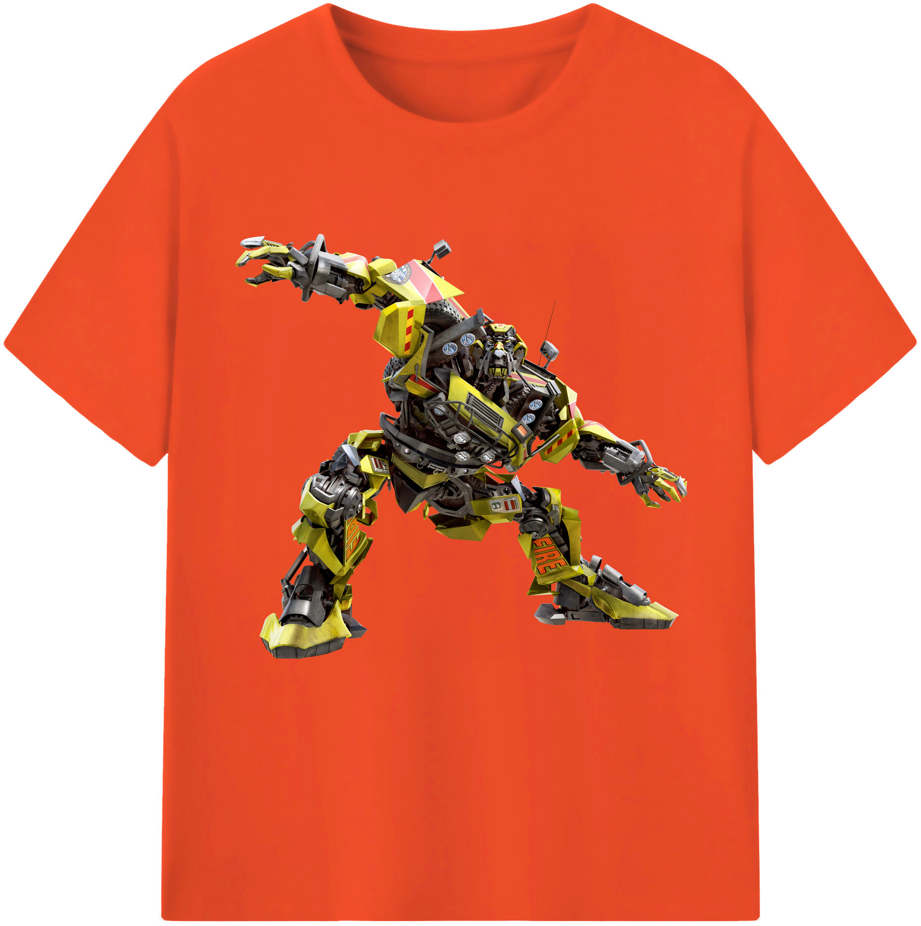 （画像用） Transformers トランスフォーマー 綿100％半袖Tシャツ（フロントプリント）