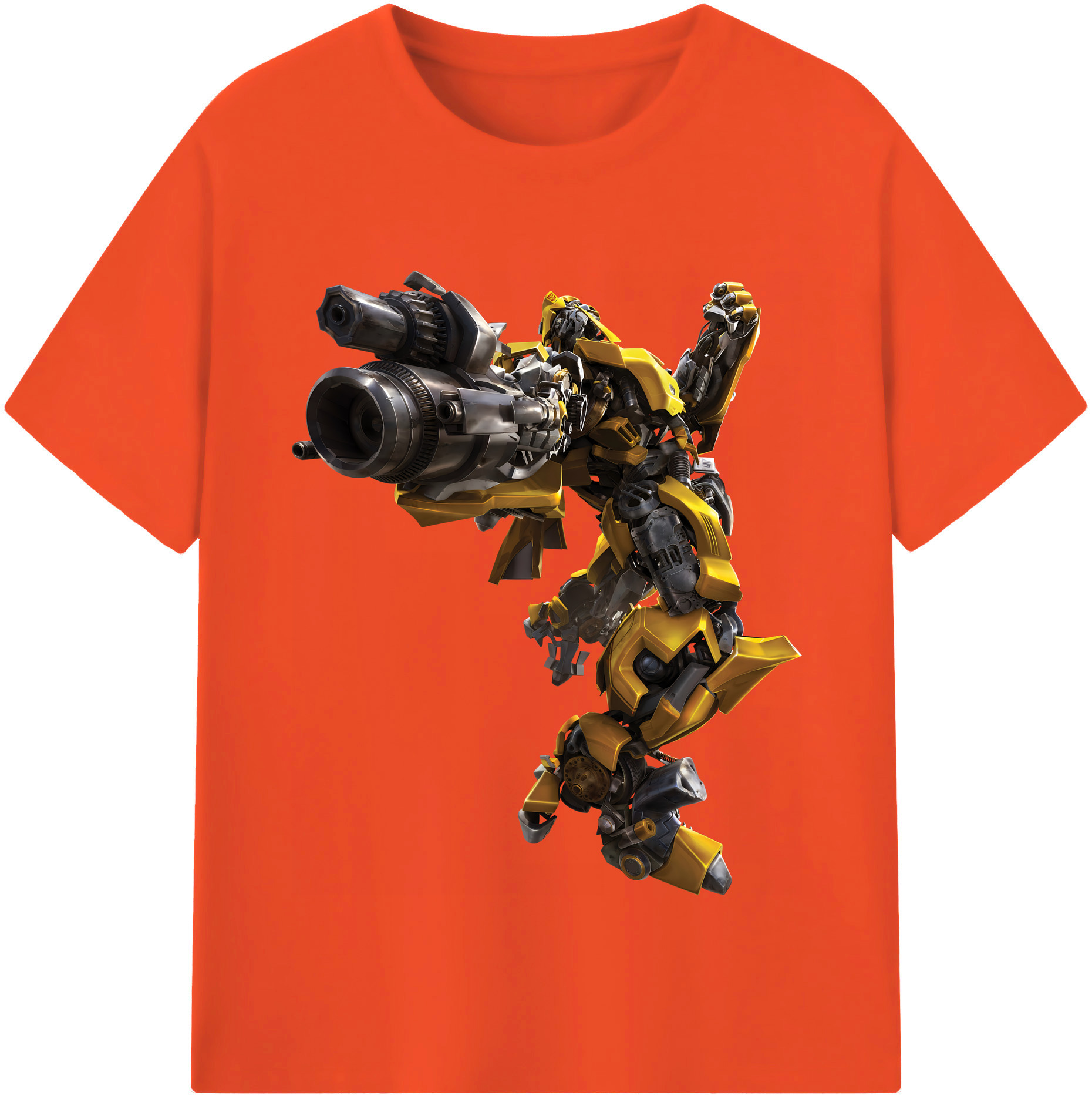 （画像用） Transformers トランスフォーマー 綿100％半袖Tシャツ（フロントプリント）