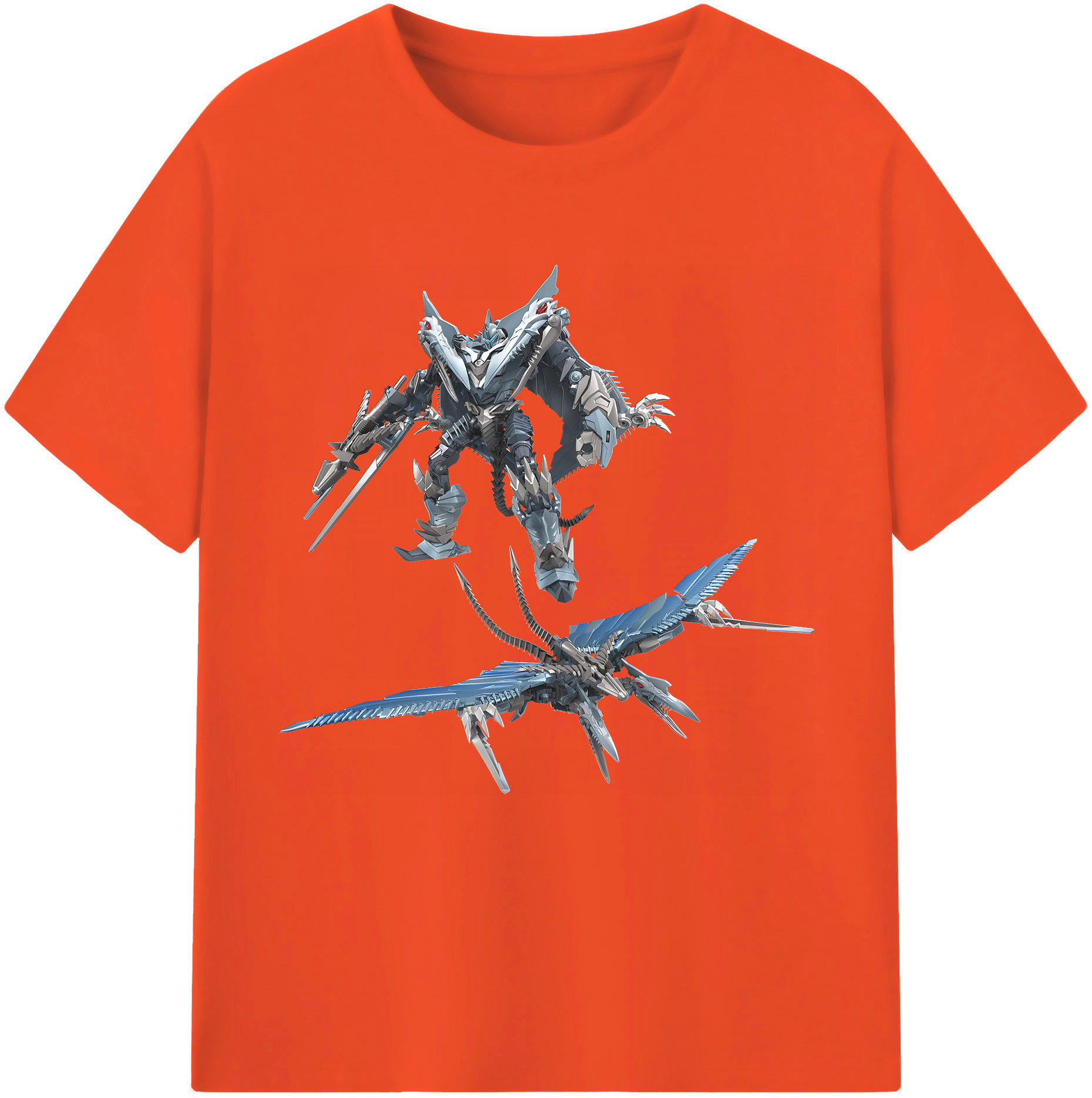 （画像用） Transformers トランスフォーマー 綿100％半袖Tシャツ（フロントプリント）