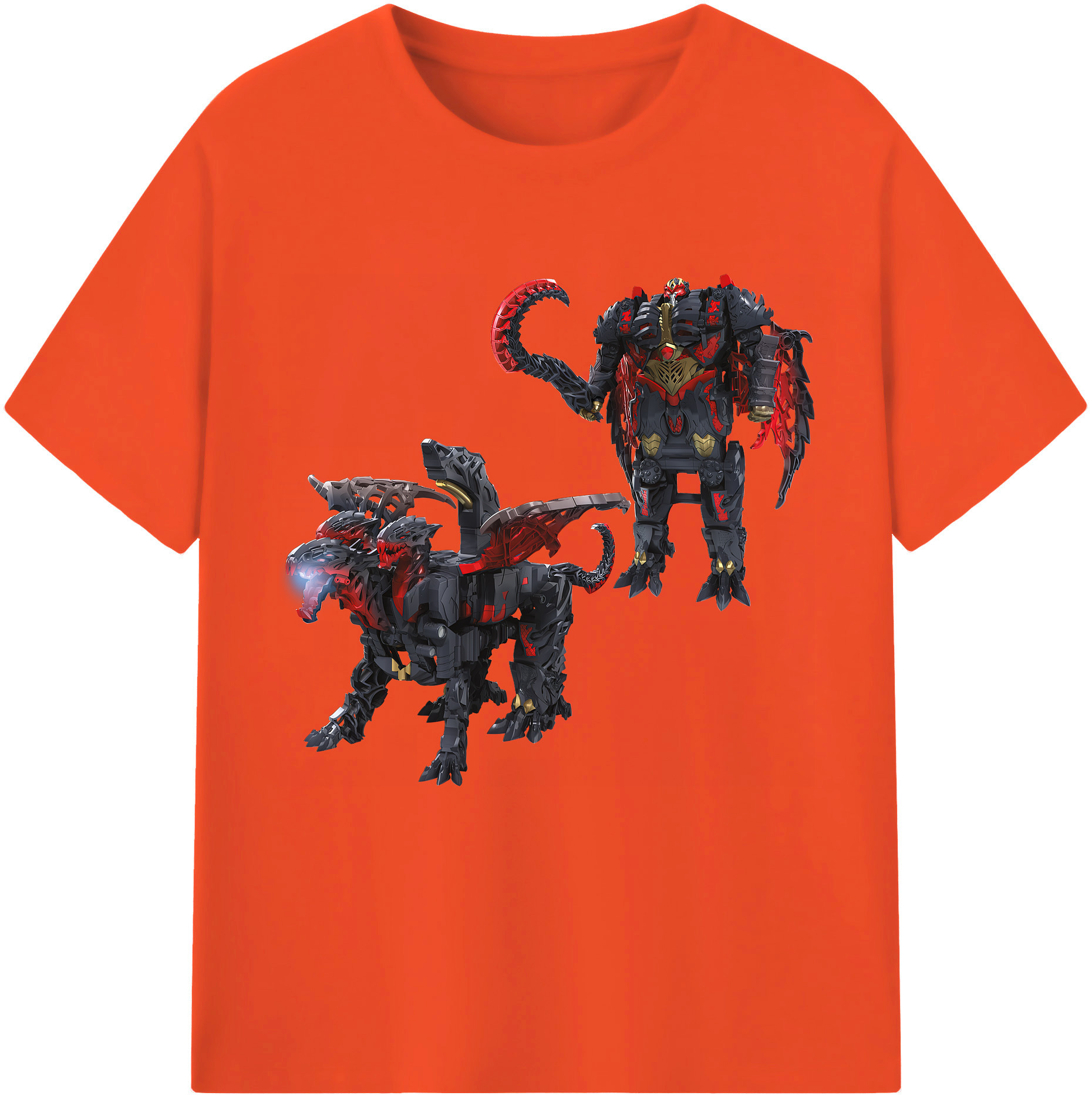 （画像用） Transformers トランスフォーマー 綿100％半袖Tシャツ（フロントプリント）
