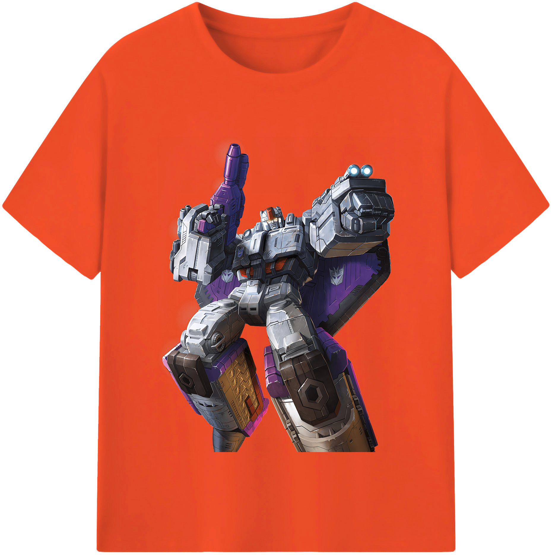 （画像用） Transformers トランスフォーマー 綿100％半袖Tシャツ（フロントプリント）