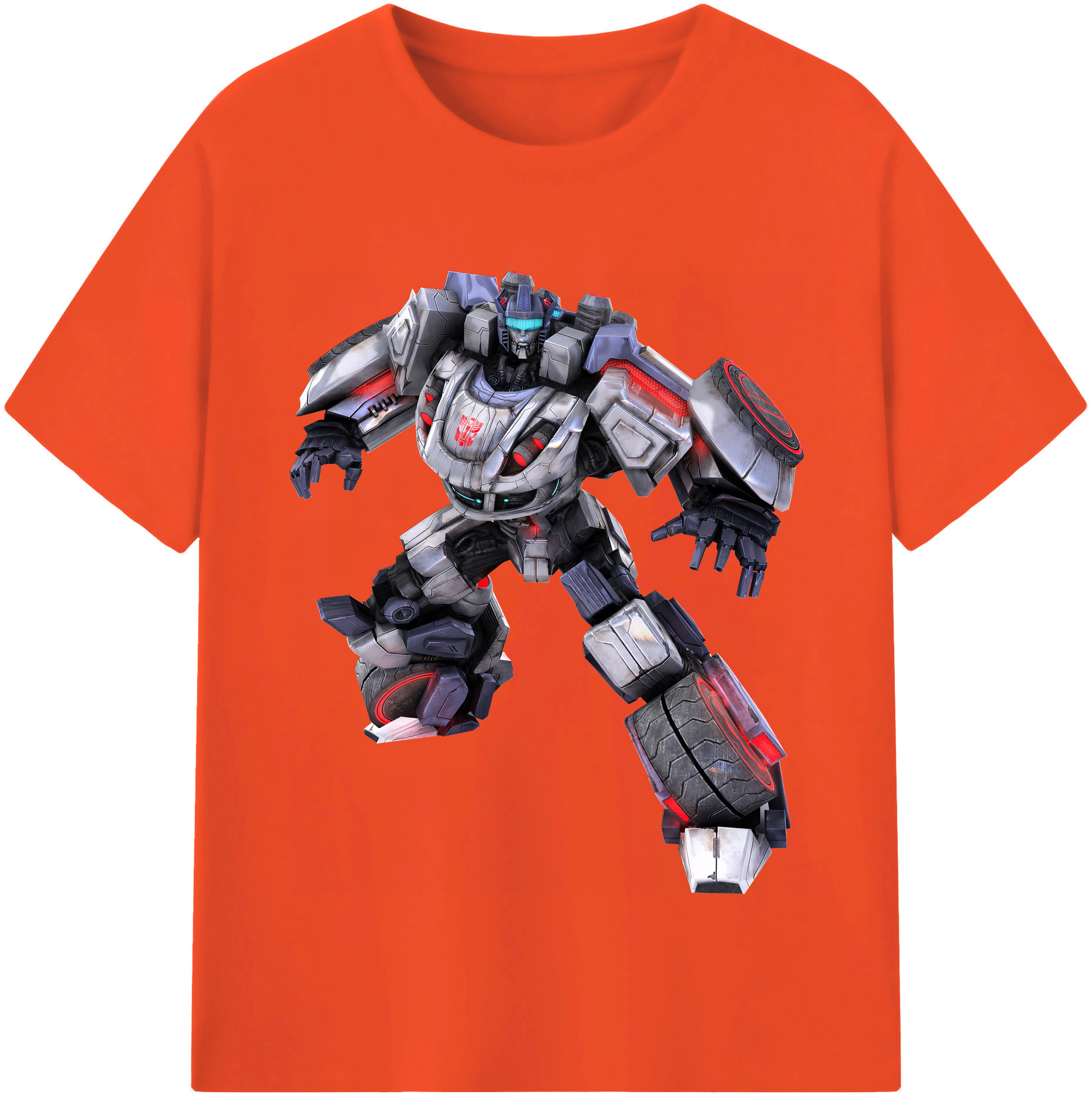 （画像用） Transformers トランスフォーマー 綿100％半袖Tシャツ（フロントプリント）