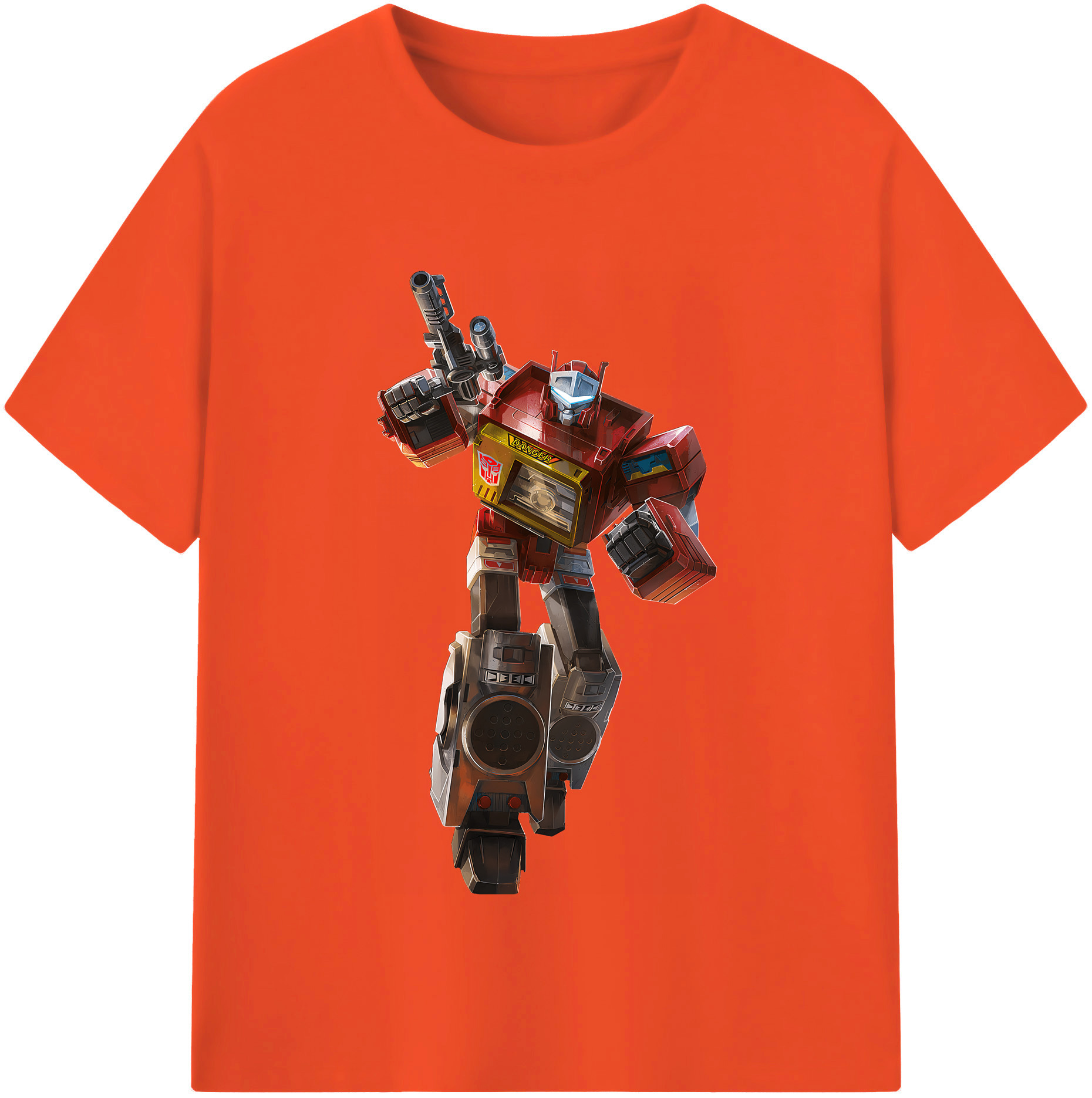 （画像用） Transformers トランスフォーマー 綿100％半袖Tシャツ（フロントプリント）