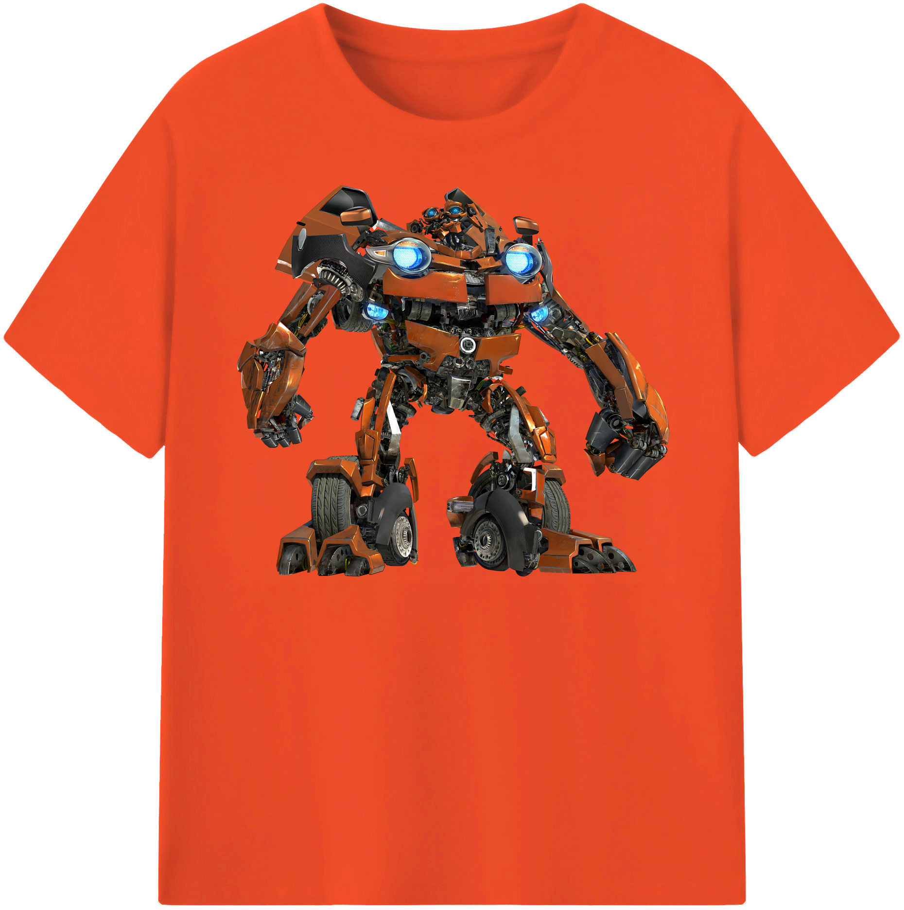 （画像用） Transformers トランスフォーマー 綿100％半袖Tシャツ（フロントプリント）