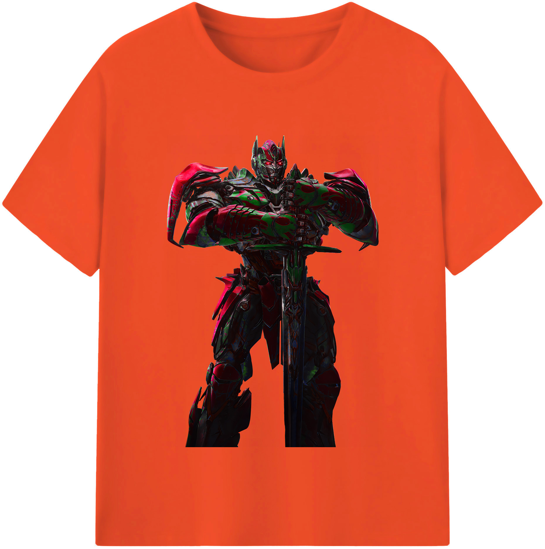 （画像用） Transformers トランスフォーマー 綿100％半袖Tシャツ（フロントプリント）