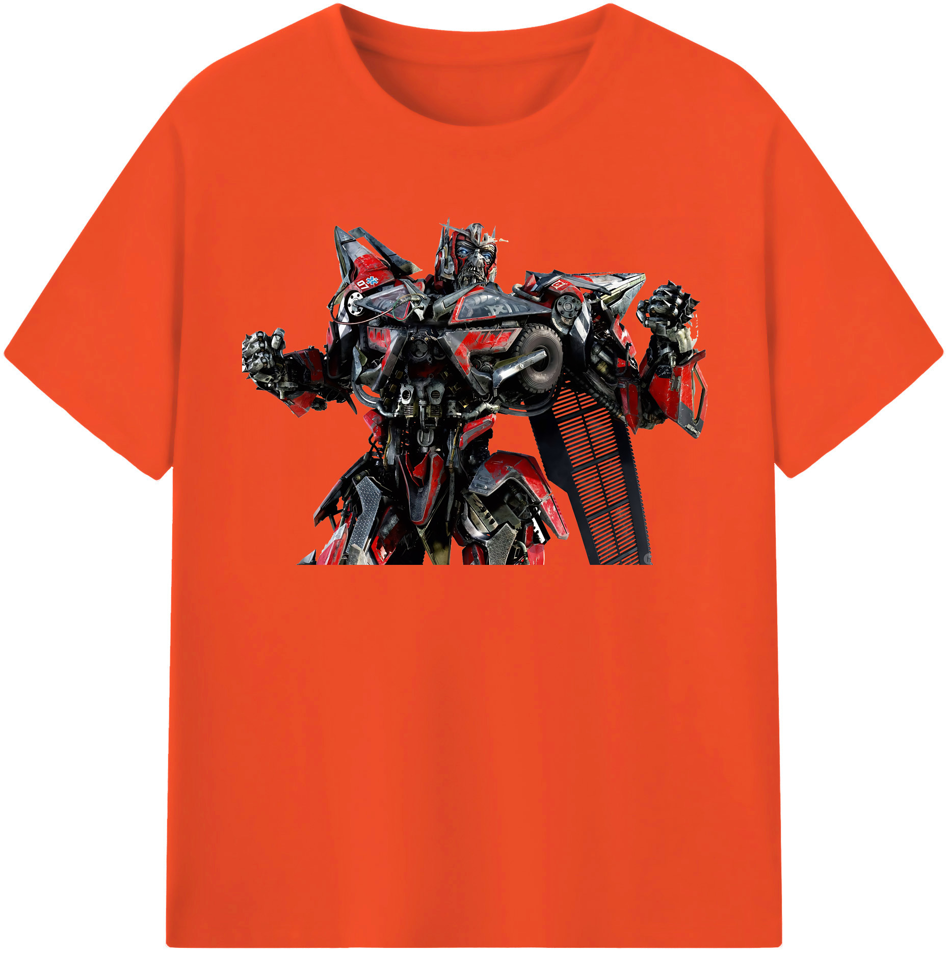 （画像用） Transformers トランスフォーマー 綿100％半袖Tシャツ（フロントプリント）