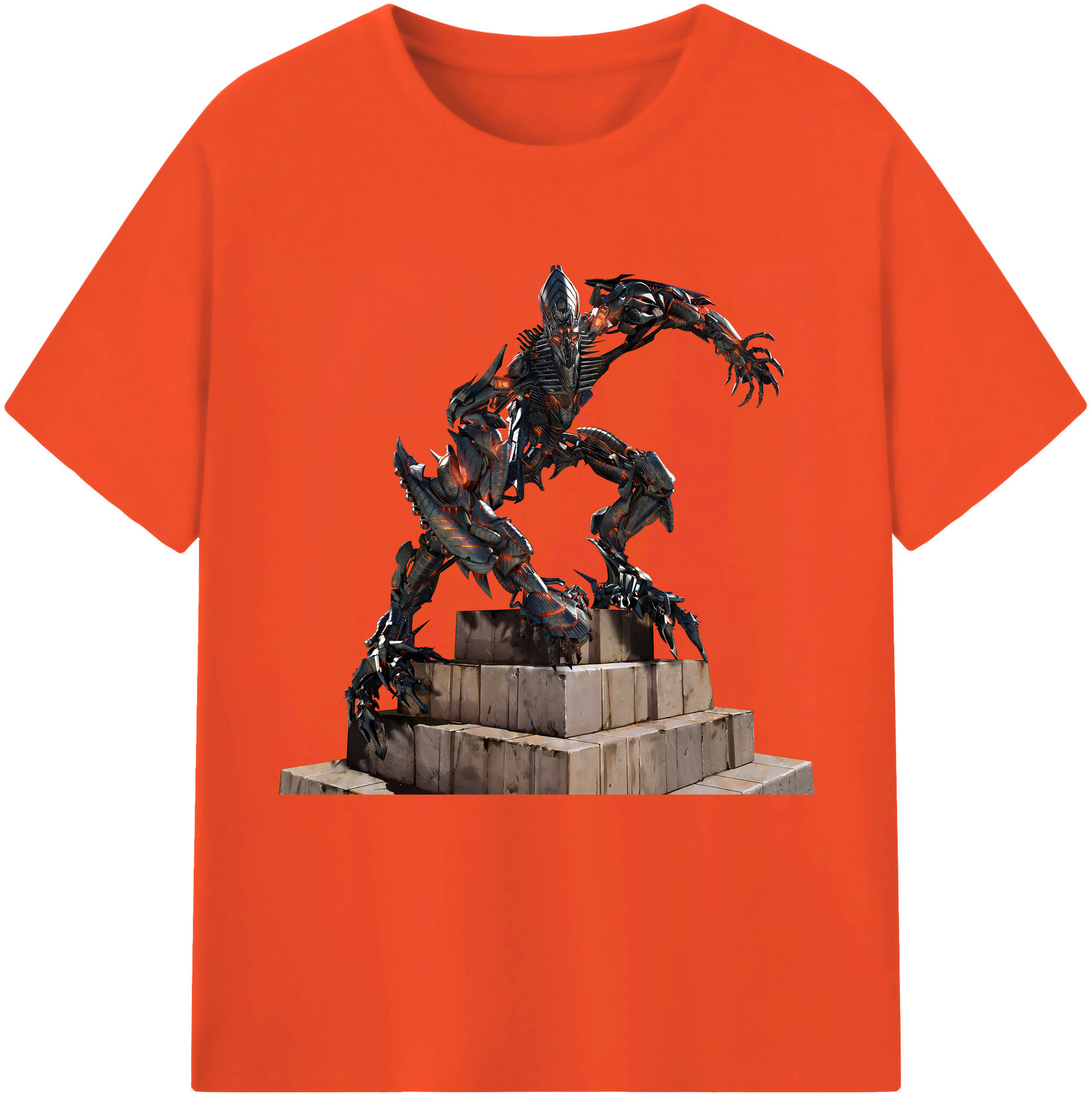 （画像用） Transformers トランスフォーマー 綿100％半袖Tシャツ（フロントプリント）