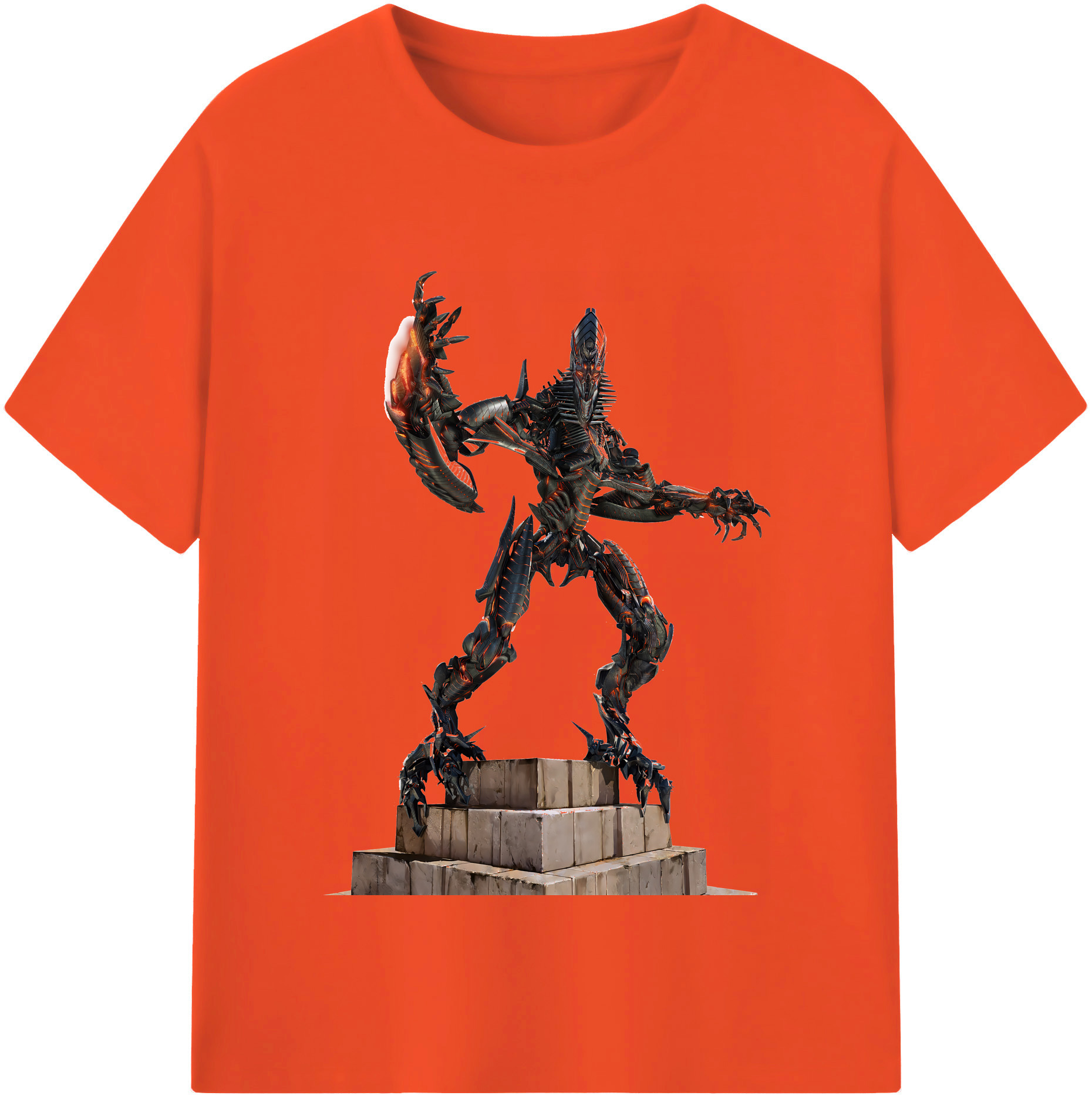 （画像用） Transformers トランスフォーマー 綿100％半袖Tシャツ（フロントプリント）