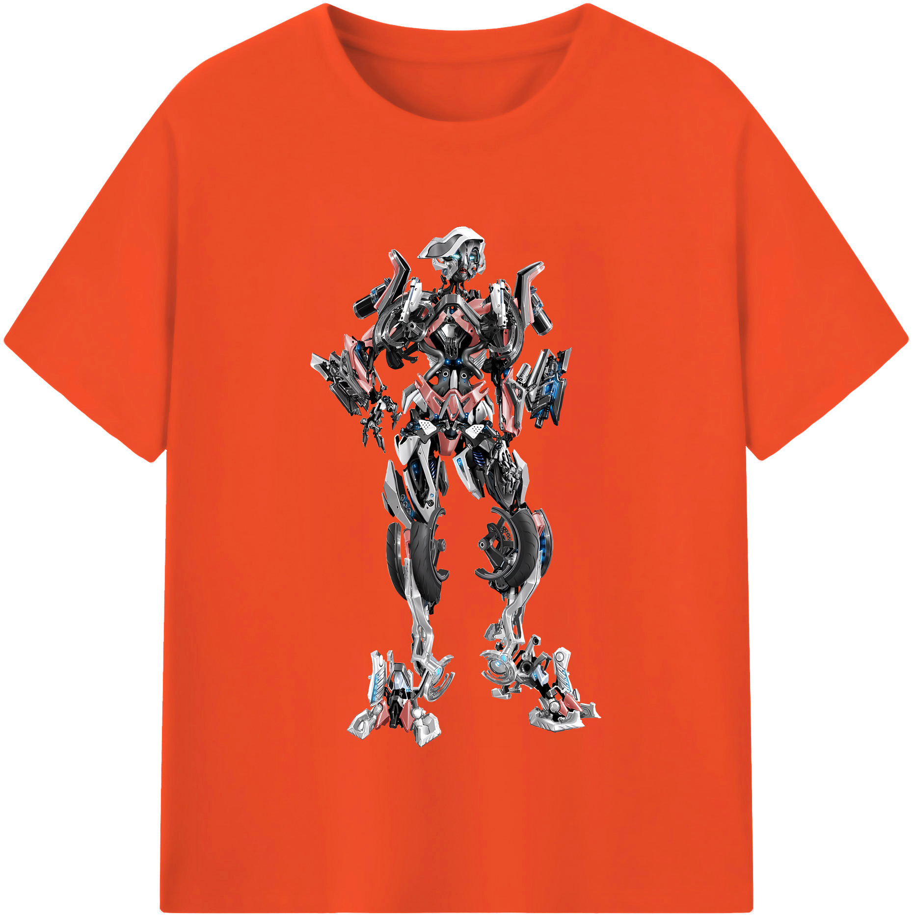 （画像用） Transformers トランスフォーマー 綿100％半袖Tシャツ（フロントプリント）