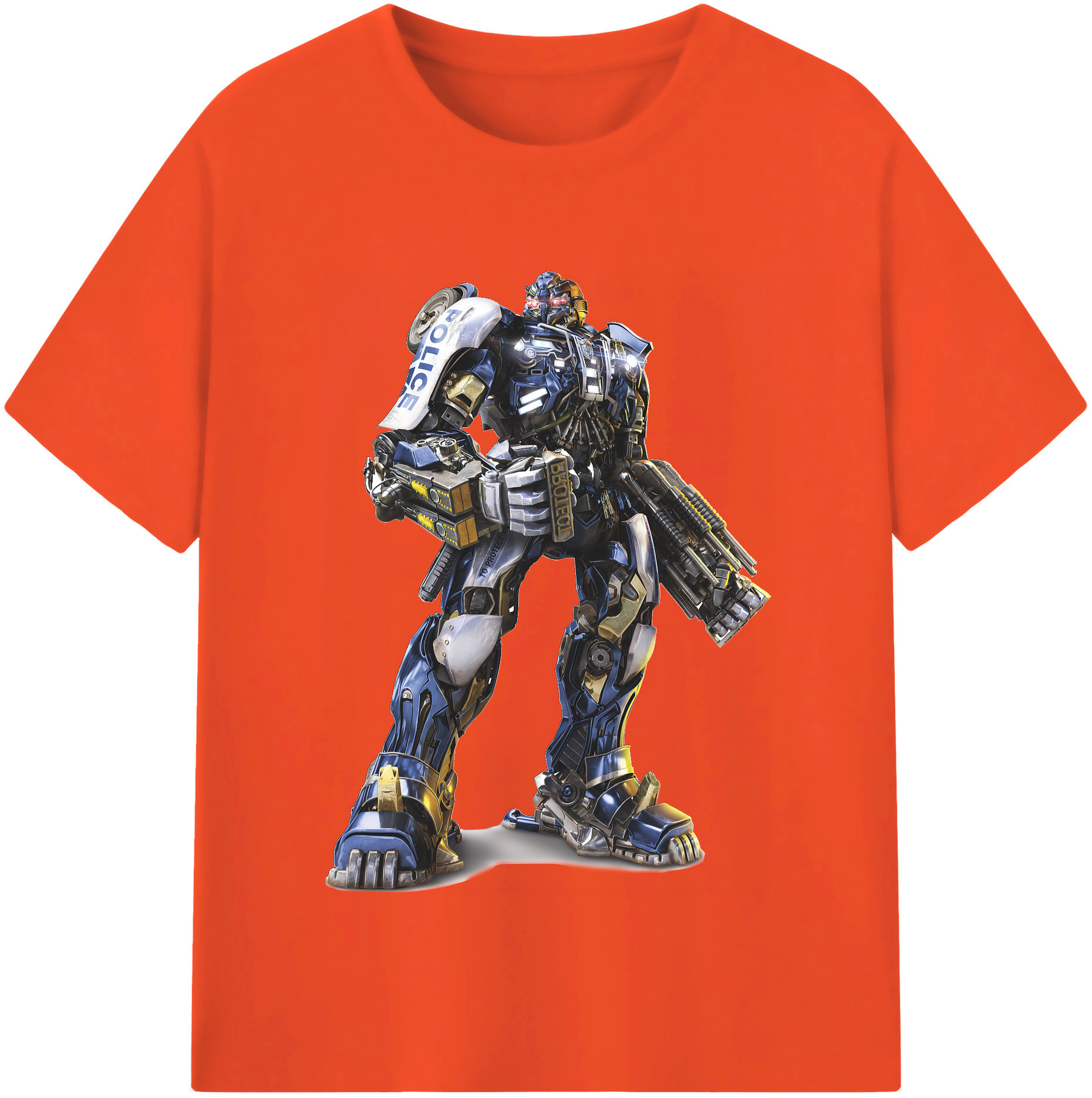 （画像用） Transformers トランスフォーマー 綿100％半袖Tシャツ（フロントプリント）