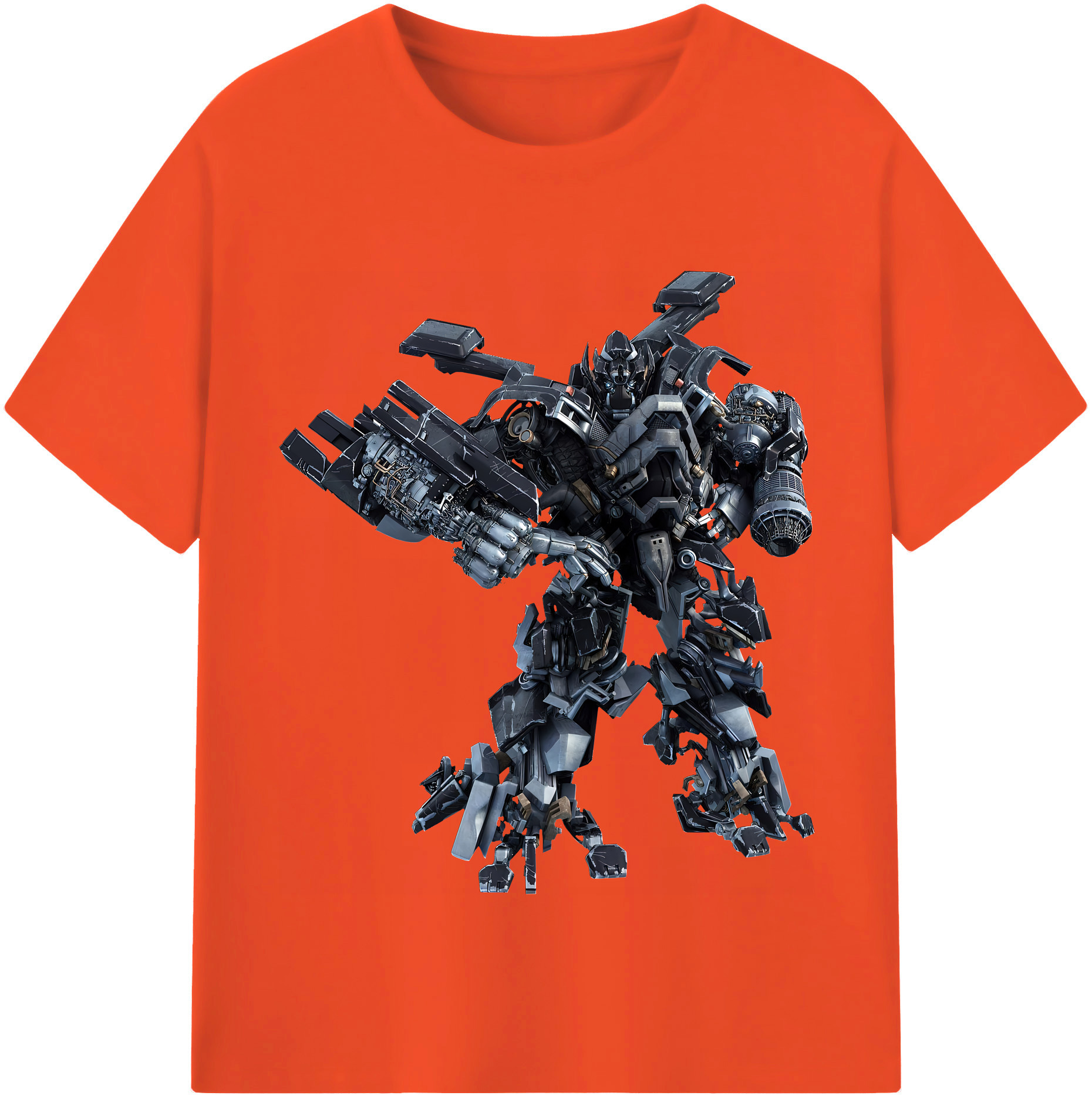 （画像用） Transformers トランスフォーマー 綿100％半袖Tシャツ（フロントプリント）