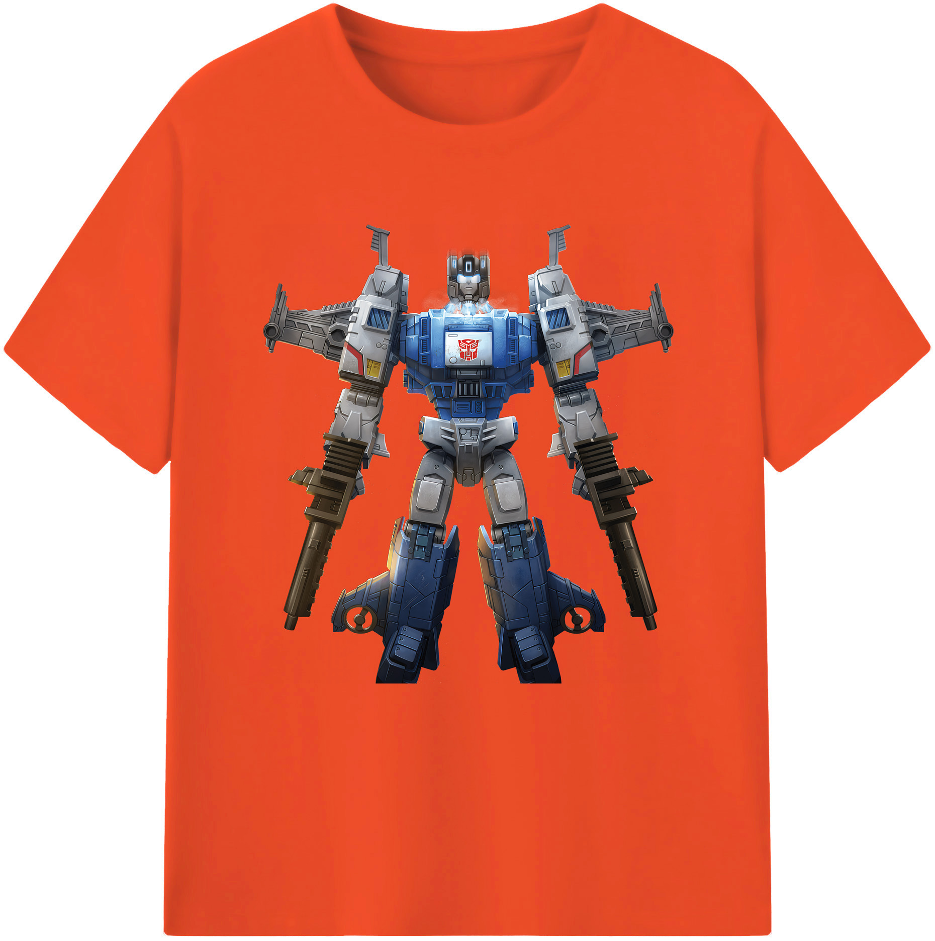 （画像用） Transformers トランスフォーマー 綿100％半袖Tシャツ（フロントプリント）