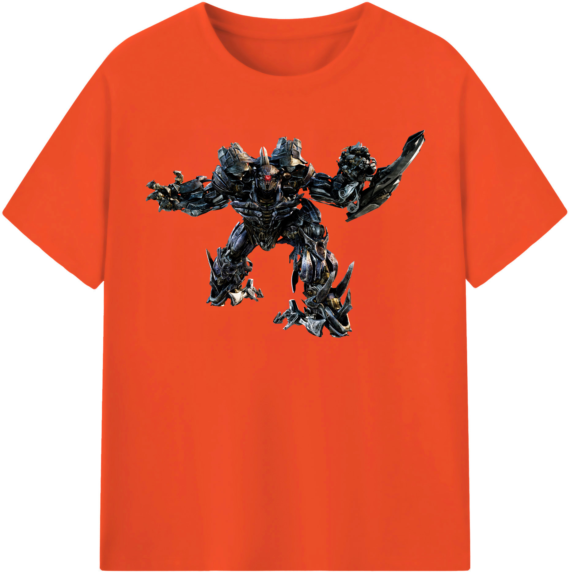 （画像用） Transformers トランスフォーマー 綿100％半袖Tシャツ（フロントプリント）