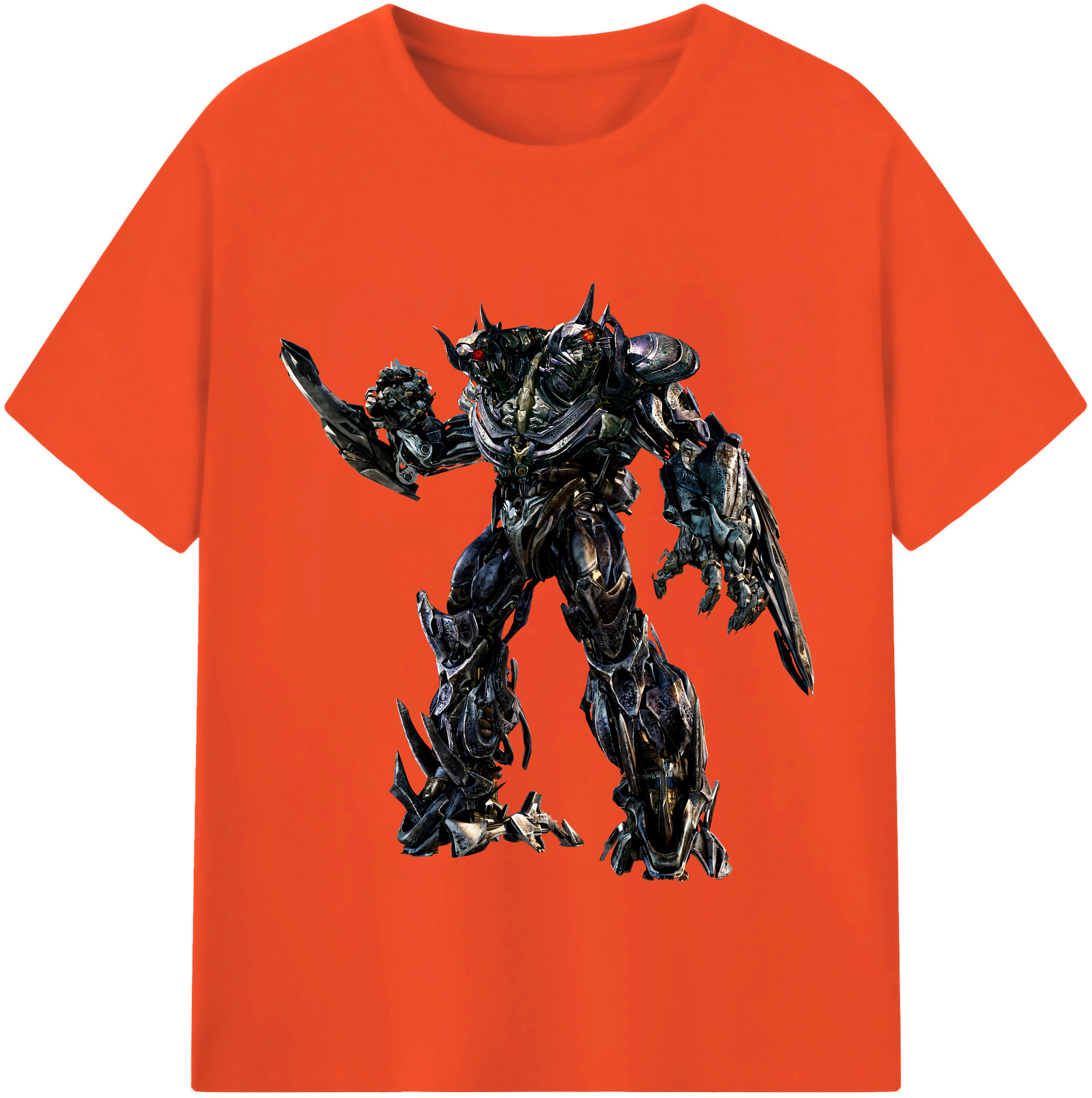 （画像用） Transformers トランスフォーマー 綿100％半袖Tシャツ（フロントプリント）