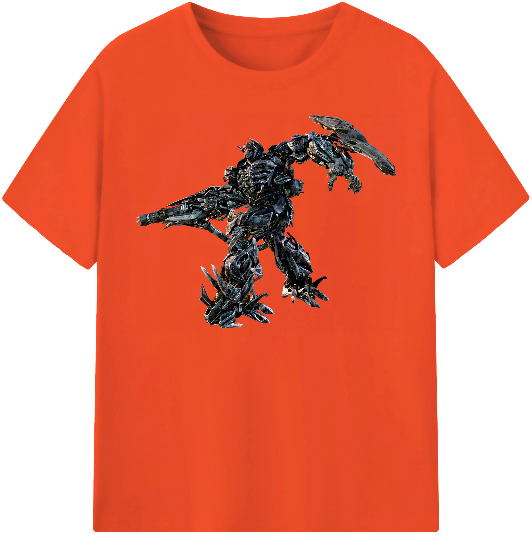 （画像用） Transformers トランスフォーマー 綿100％半袖Tシャツ（フロントプリント）