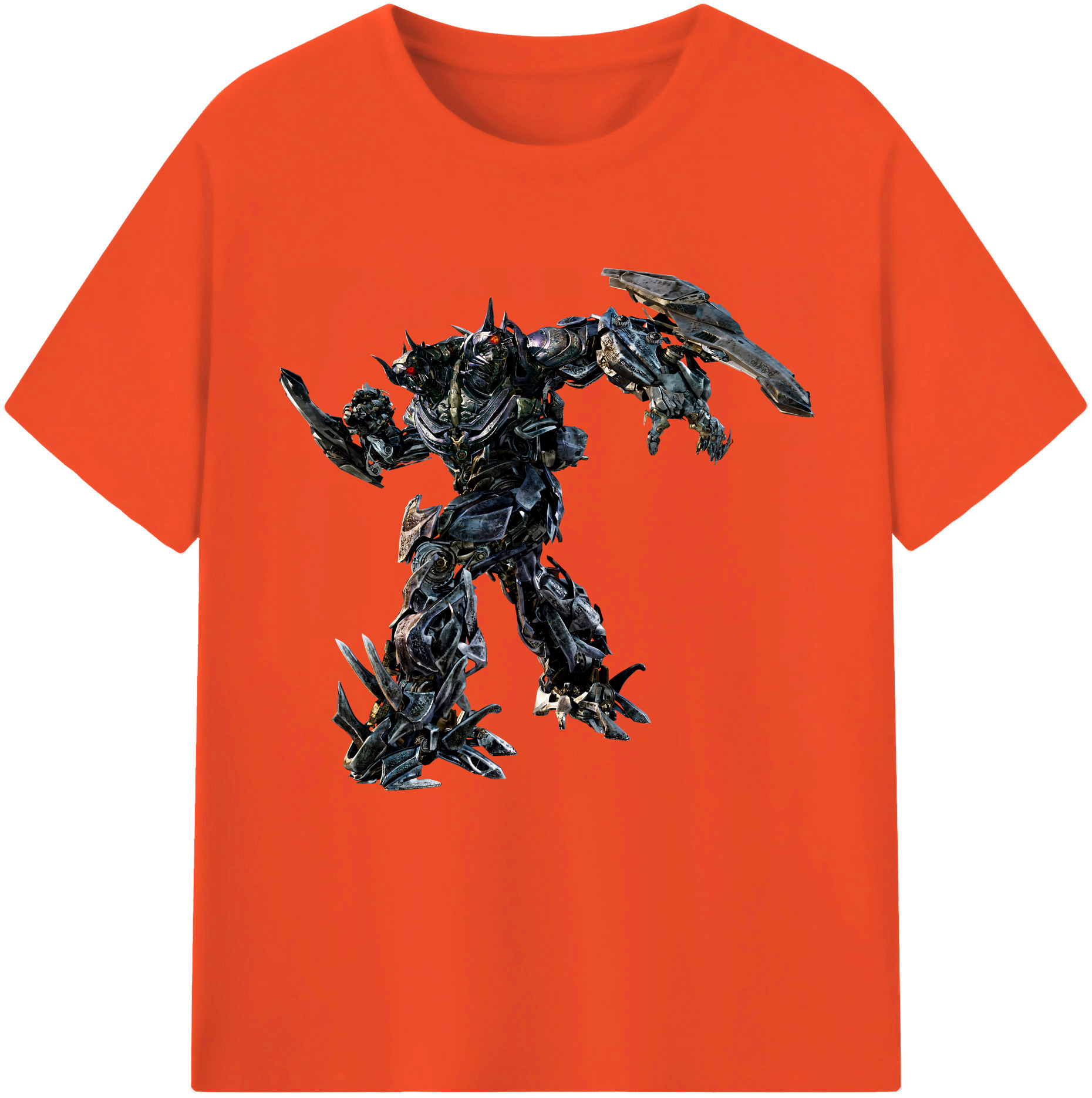 （画像用） Transformers トランスフォーマー 綿100％半袖Tシャツ（フロントプリント）
