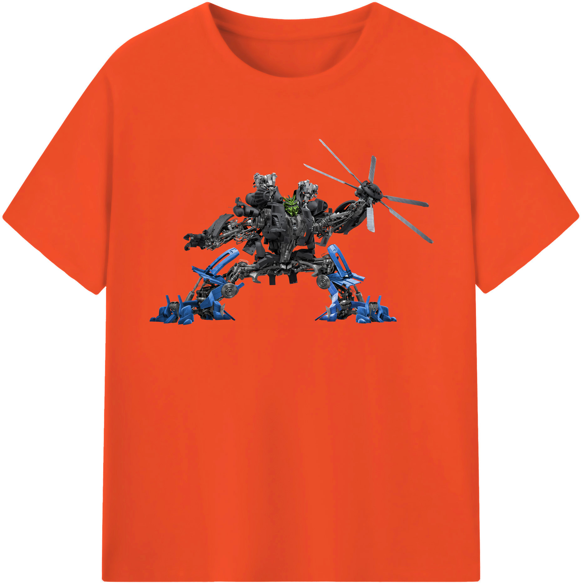（画像用） Transformers トランスフォーマー 綿100％半袖Tシャツ（フロントプリント）