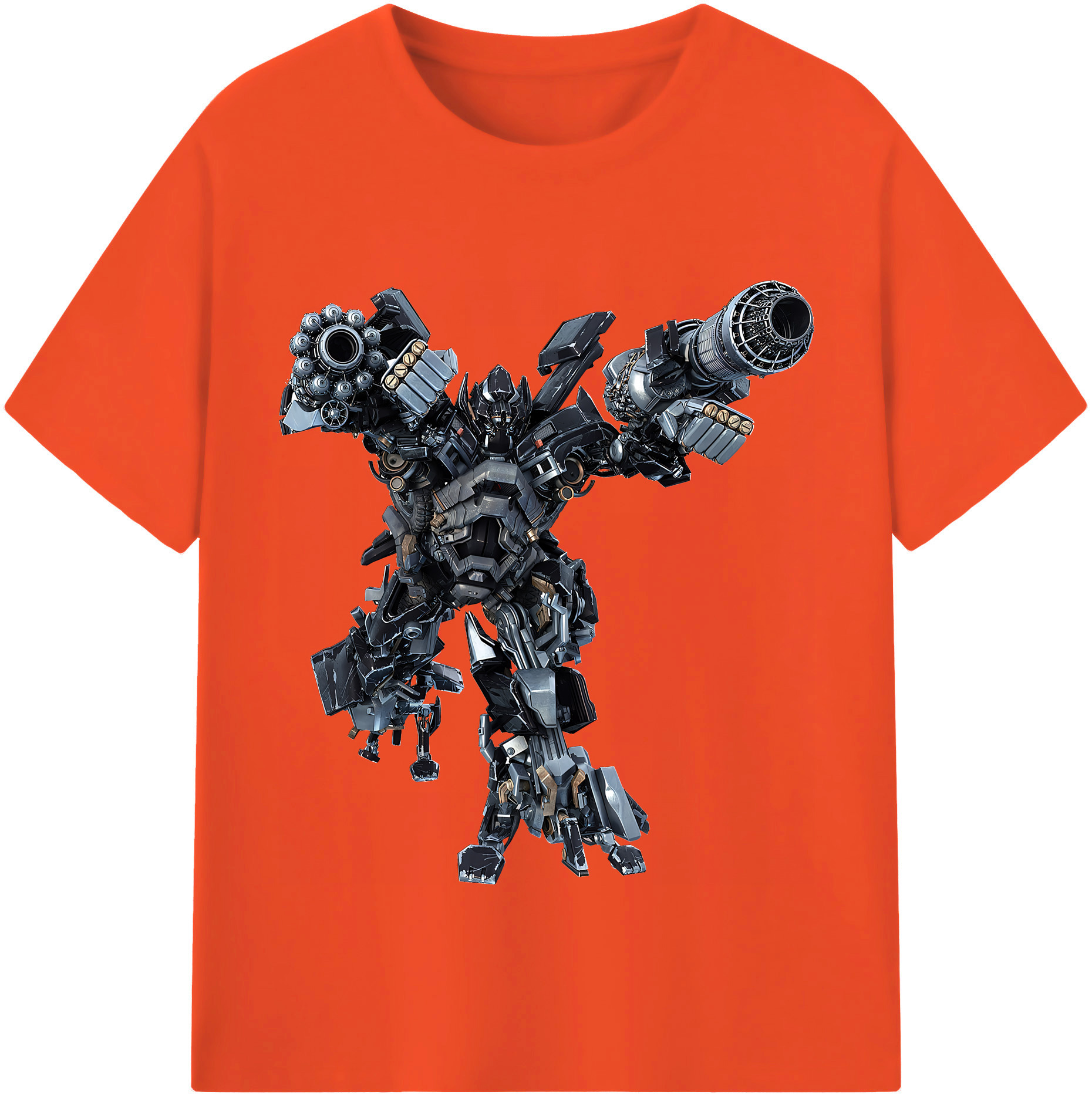 （画像用） Transformers トランスフォーマー 綿100％半袖Tシャツ（フロントプリント）