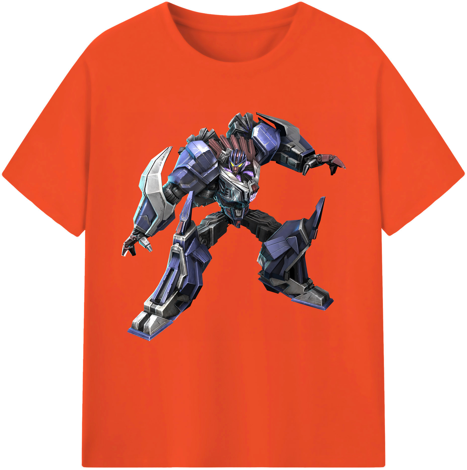 （画像用） Transformers トランスフォーマー 綿100％半袖Tシャツ（フロントプリント）
