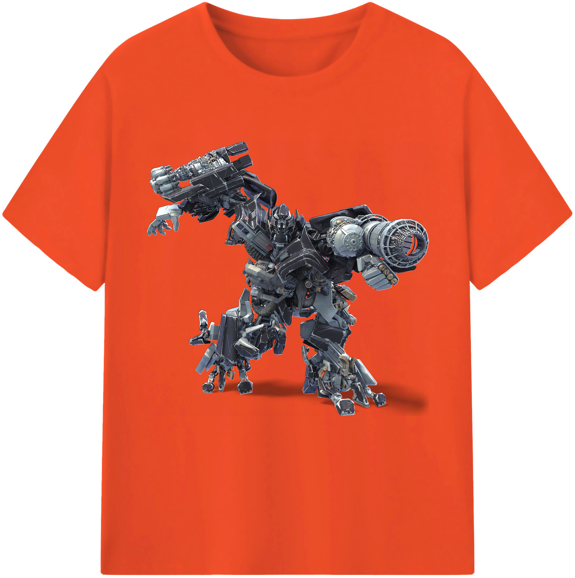 （画像用） Transformers トランスフォーマー 綿100％半袖Tシャツ（フロントプリント）