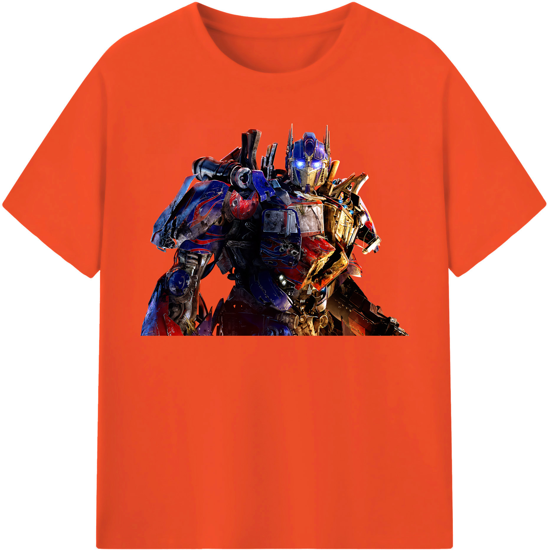 （画像用） Transformers トランスフォーマー 綿100％半袖Tシャツ（フロントプリント）