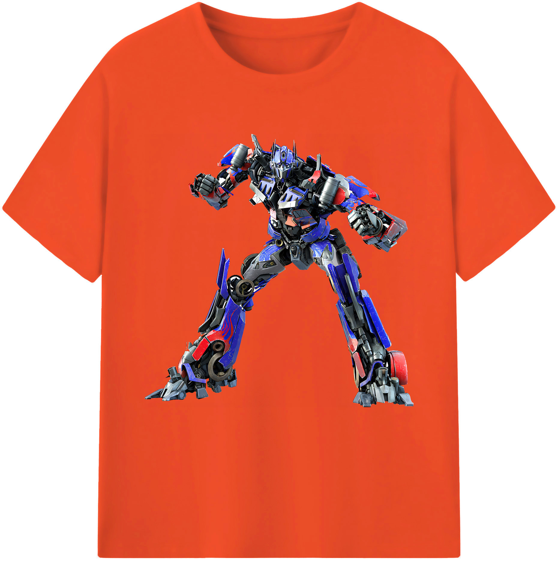 （画像用） Transformers トランスフォーマー 綿100％半袖Tシャツ（フロントプリント）