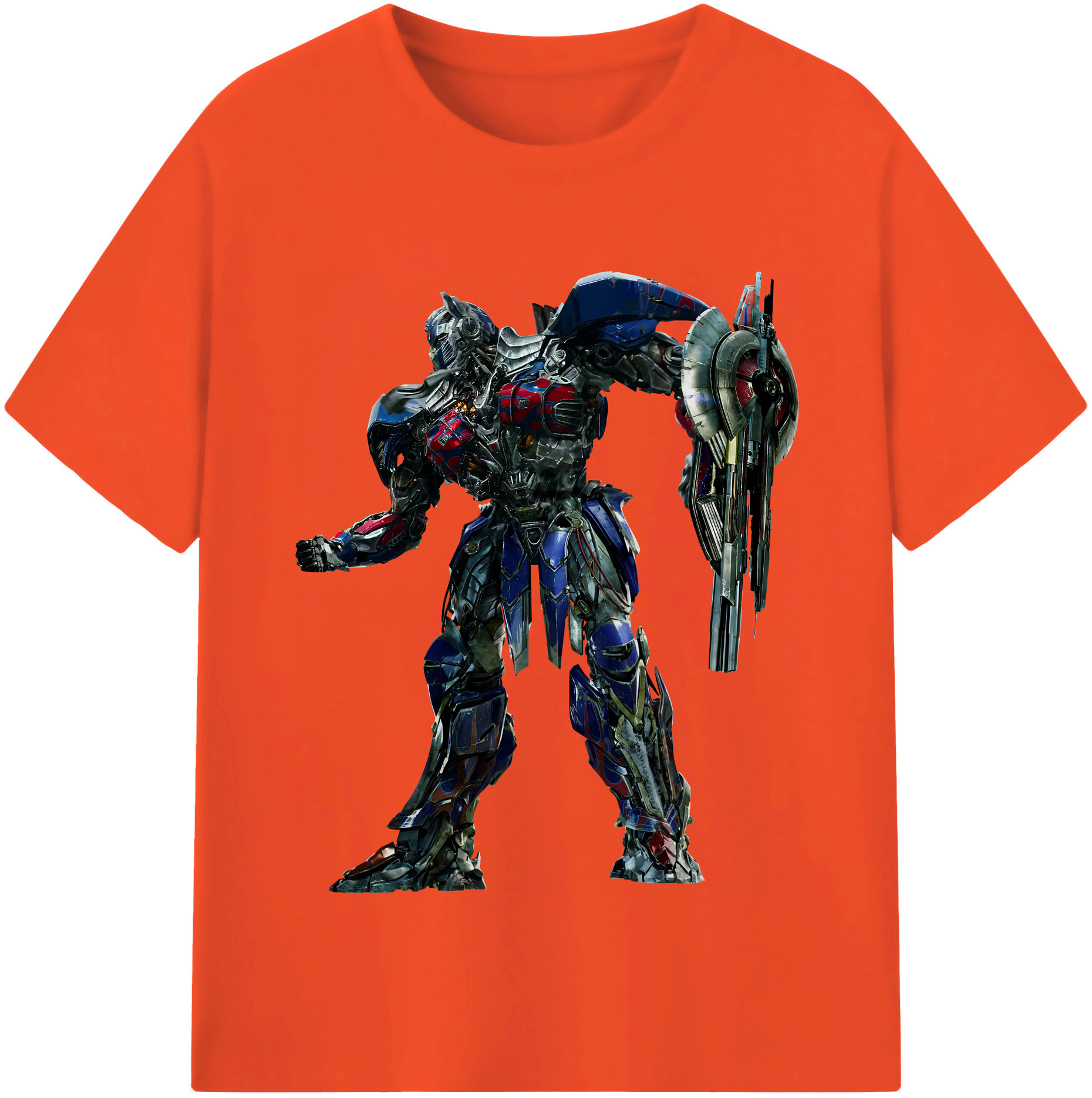 （画像用） Transformers トランスフォーマー 綿100％半袖Tシャツ（フロントプリント）