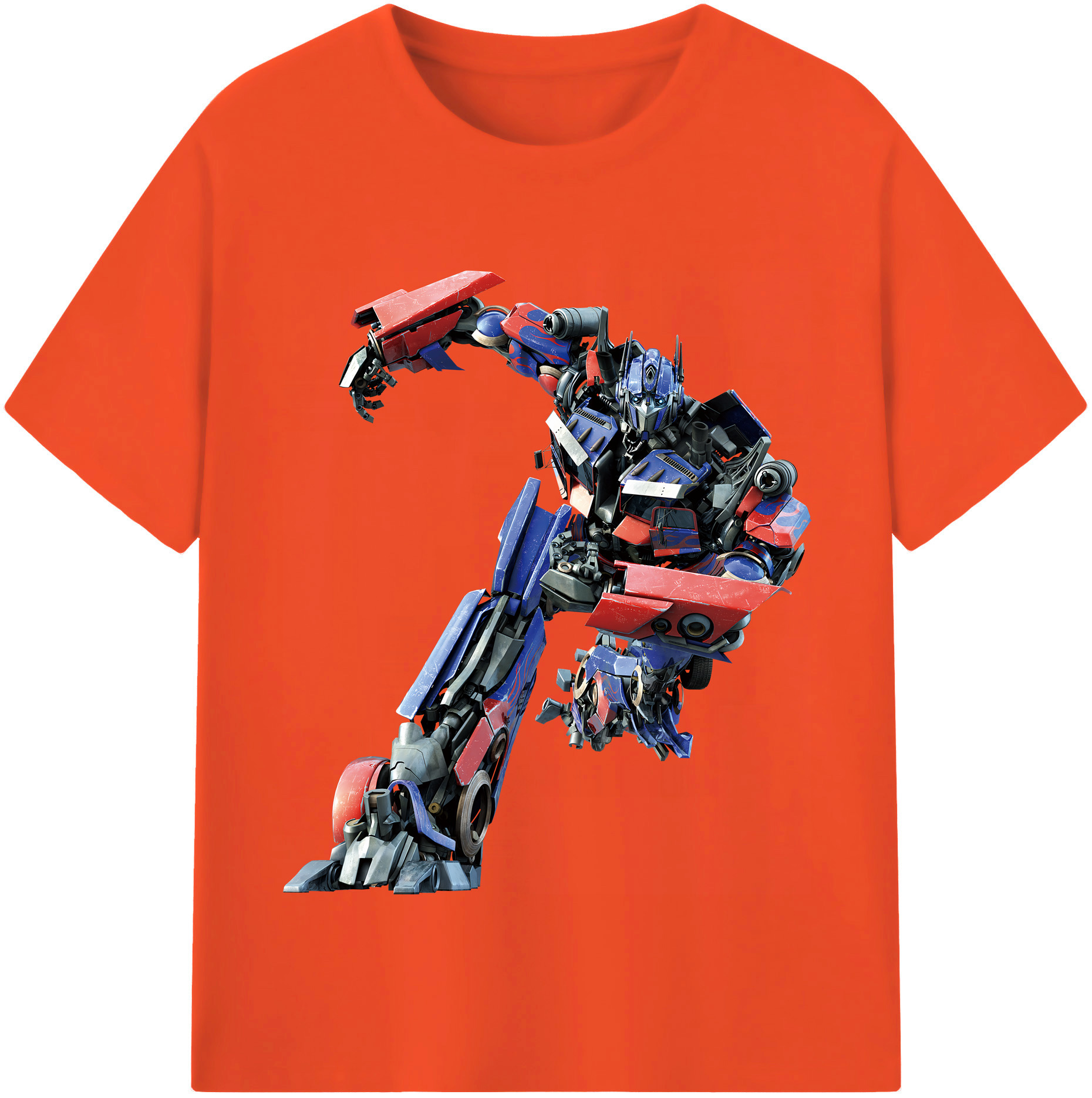 （画像用） Transformers トランスフォーマー 綿100％半袖Tシャツ（フロントプリント）