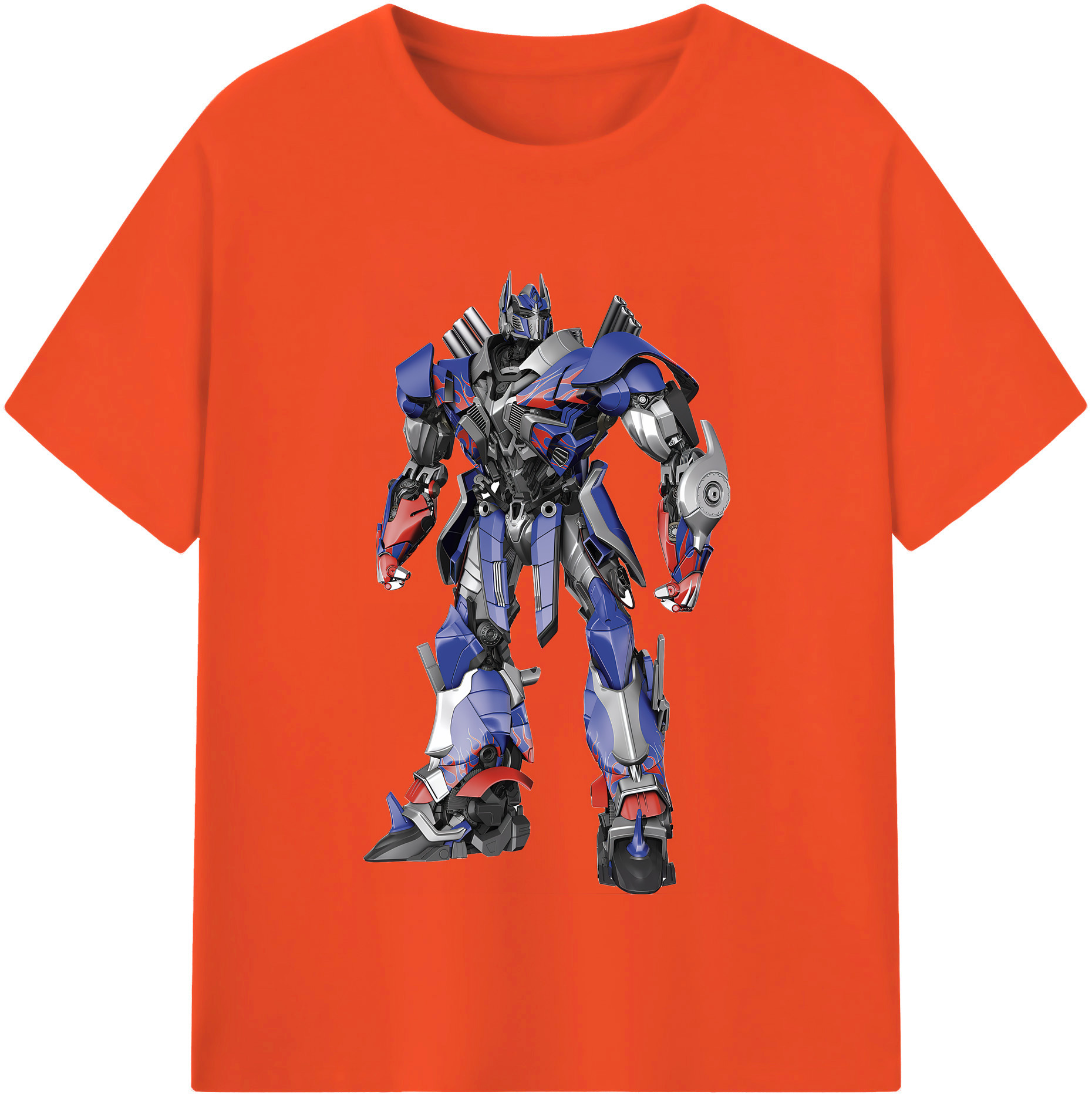 （画像用） Transformers トランスフォーマー 綿100％半袖Tシャツ（フロントプリント）