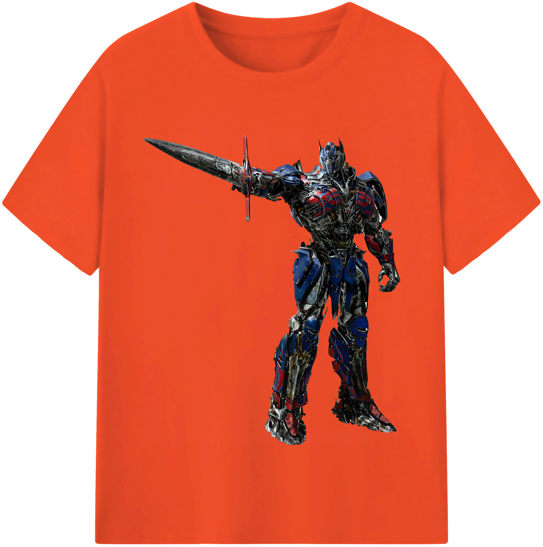 （画像用） Transformers トランスフォーマー 綿100％半袖Tシャツ（フロントプリント）