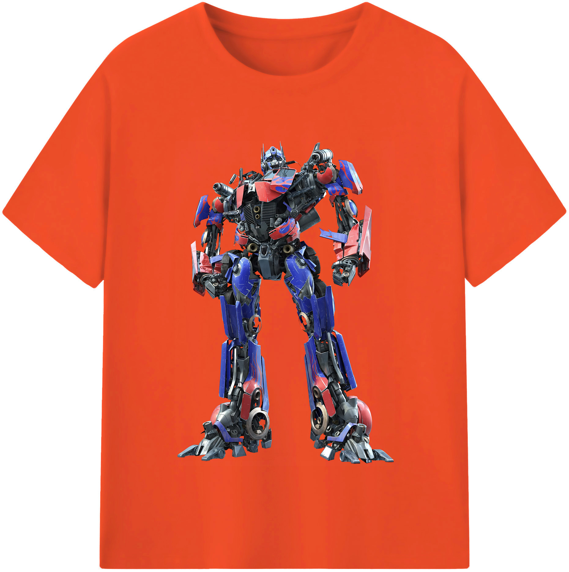 （画像用） Transformers トランスフォーマー 綿100％半袖Tシャツ（フロントプリント）