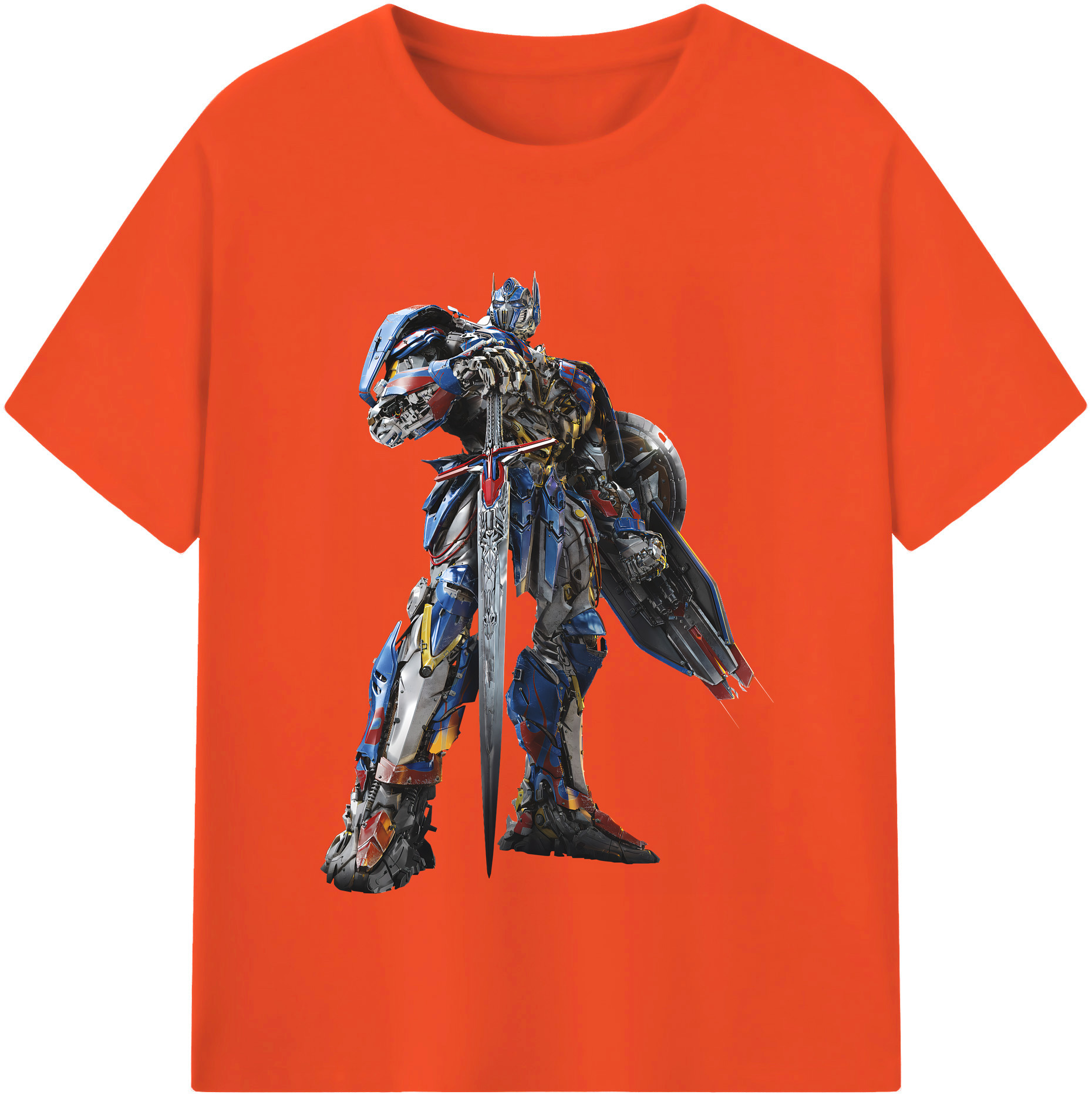 （画像用） Transformers トランスフォーマー 綿100％半袖Tシャツ（フロントプリント）