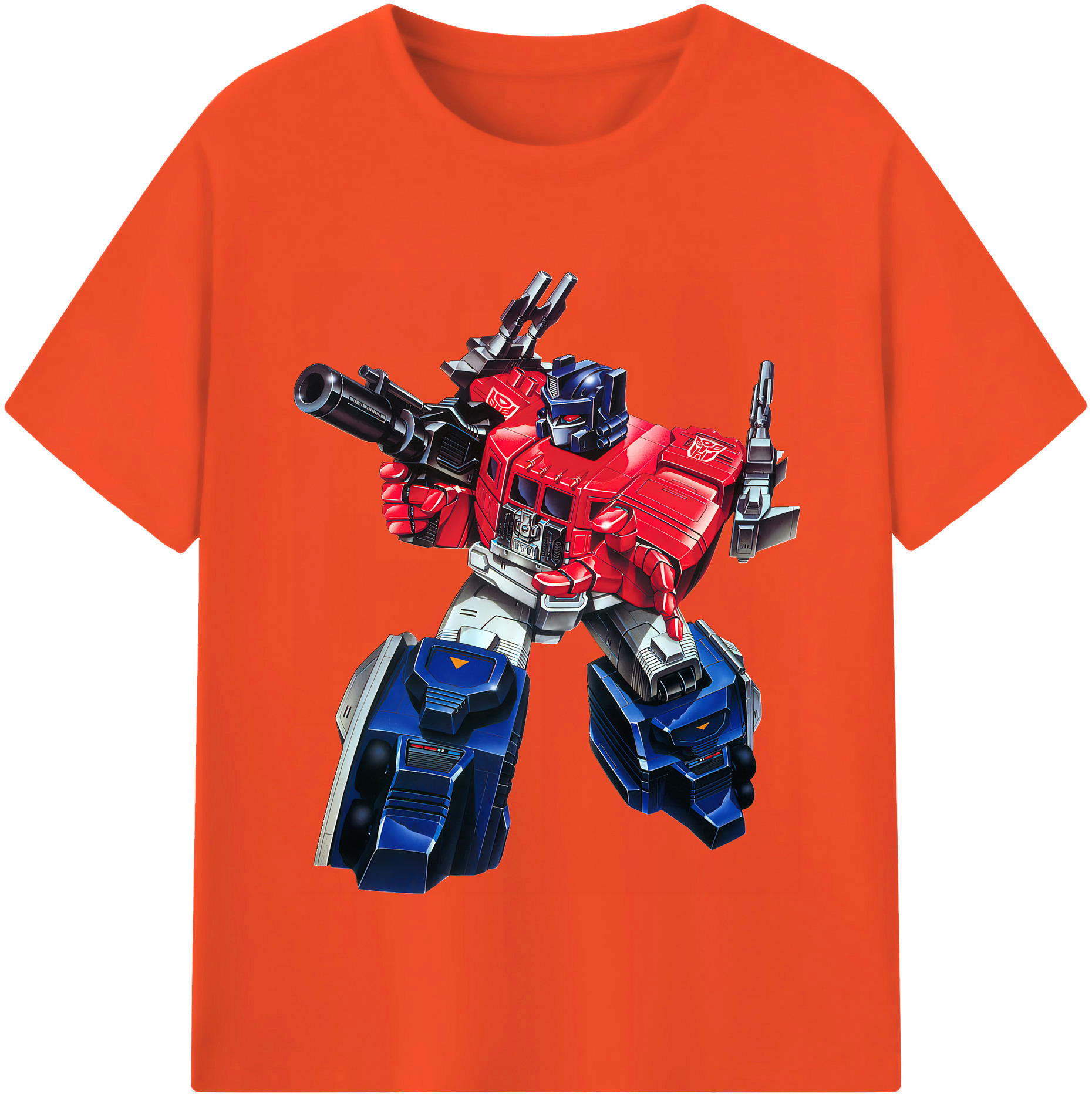 （画像用） Transformers トランスフォーマー 綿100％半袖Tシャツ（フロントプリント）