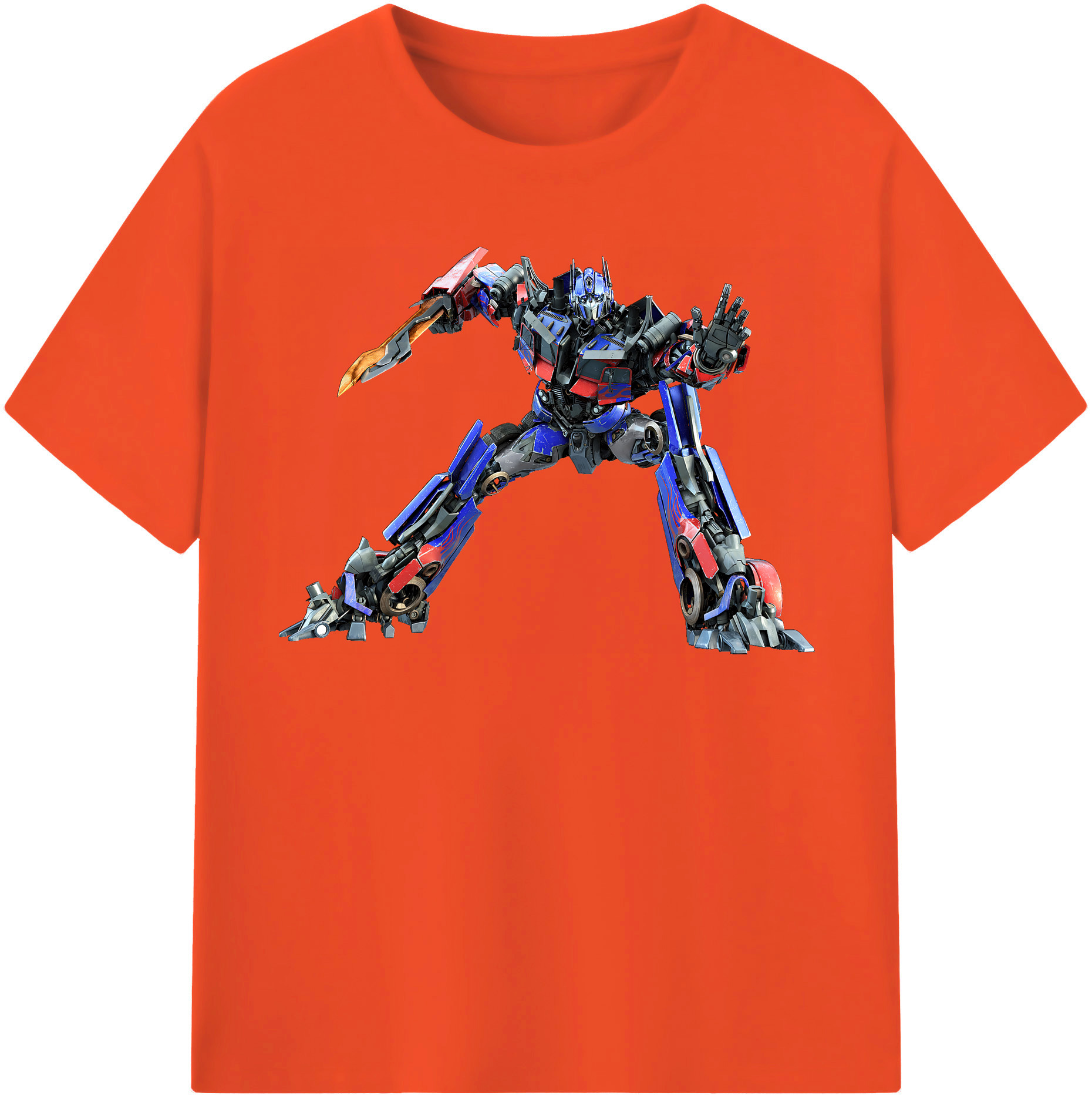（画像用） Transformers トランスフォーマー 綿100％半袖Tシャツ（フロントプリント）