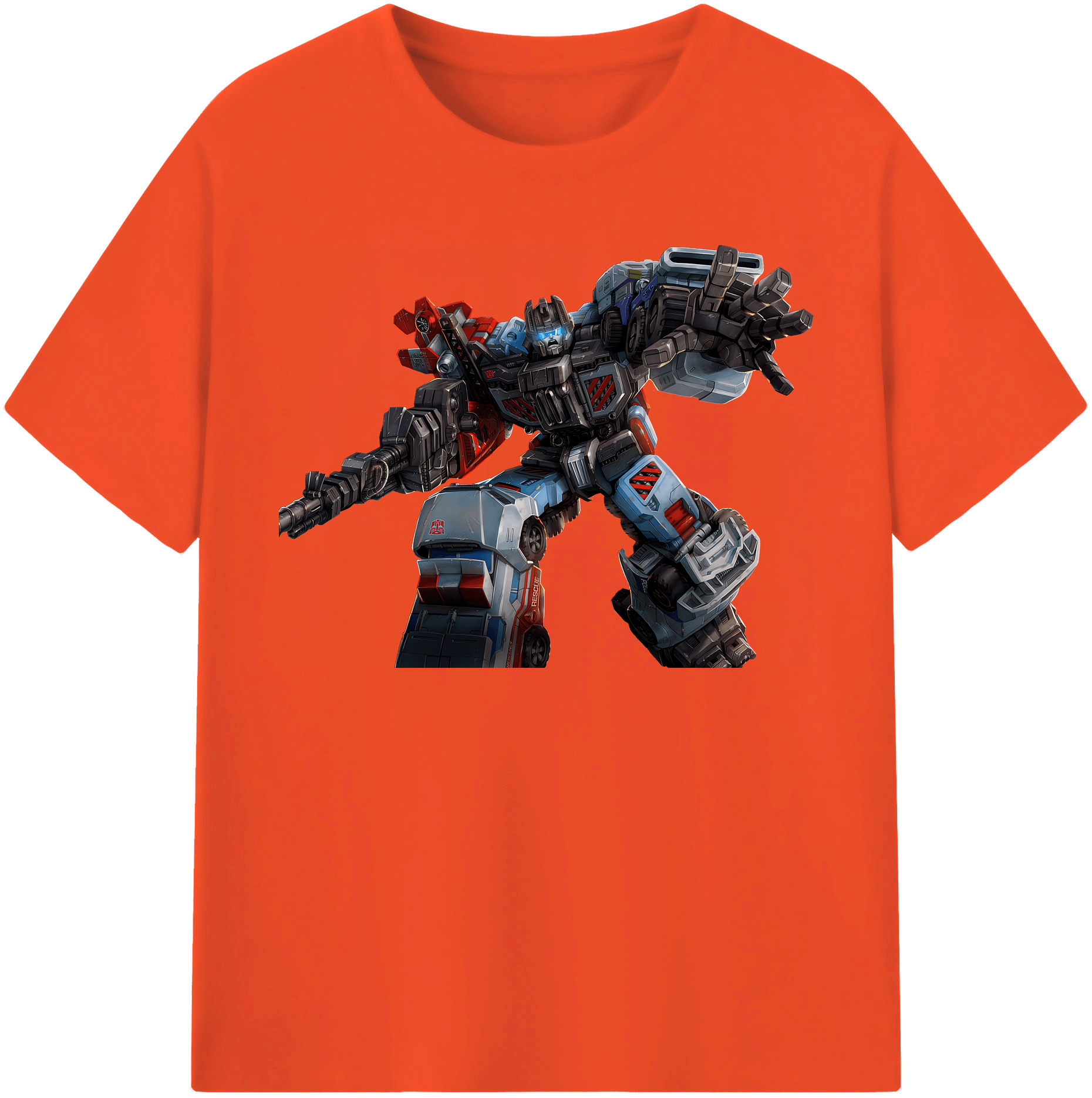 （画像用） Transformers トランスフォーマー 綿100％半袖Tシャツ（フロントプリント）