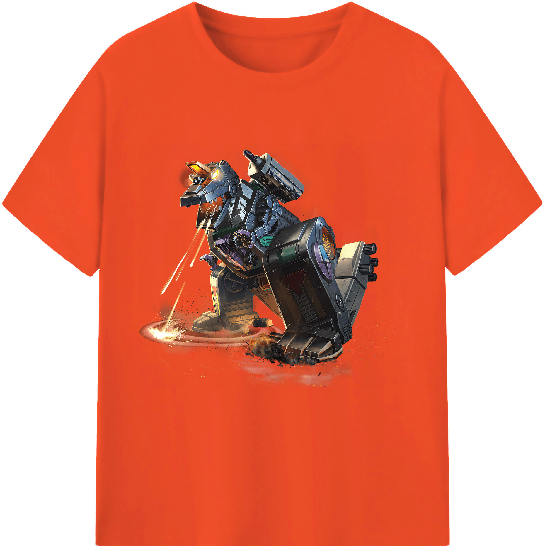 （画像用） Transformers トランスフォーマー 綿100％半袖Tシャツ（フロントプリント）