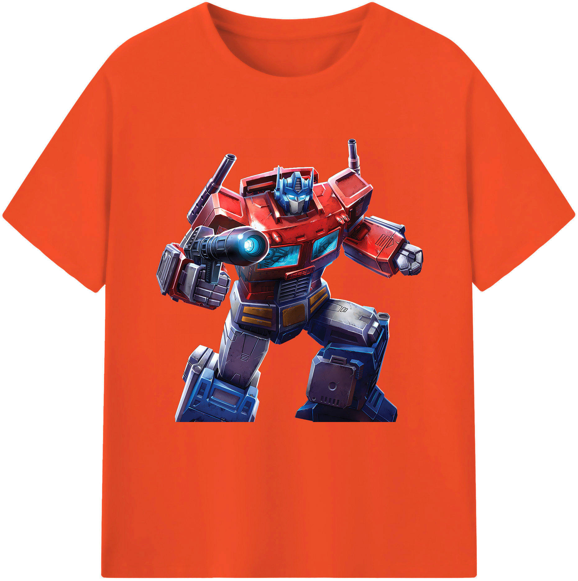 （画像用） Transformers トランスフォーマー 綿100％半袖Tシャツ（フロントプリント）