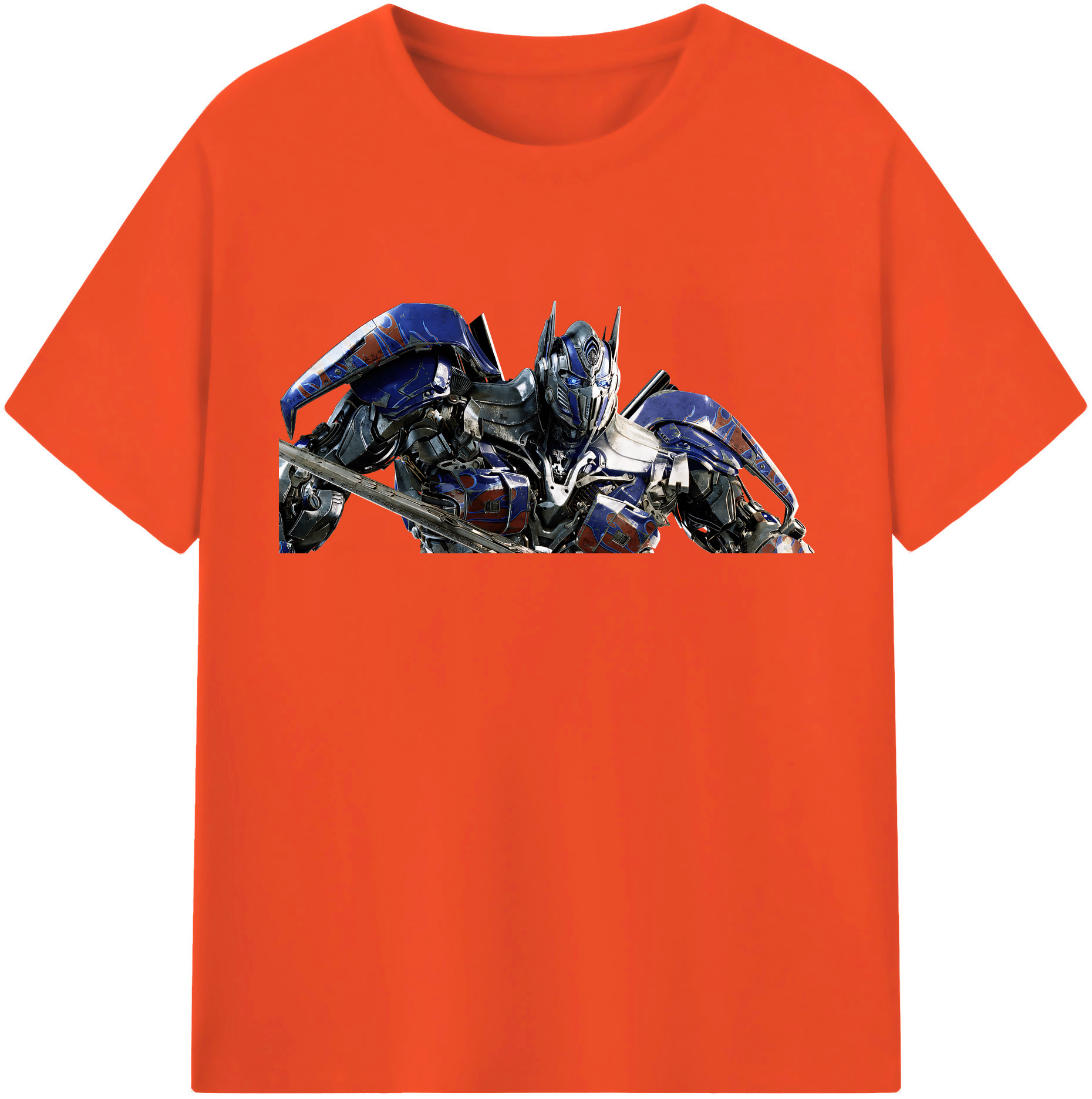 （画像用） Transformers トランスフォーマー 綿100％半袖Tシャツ（フロントプリント）