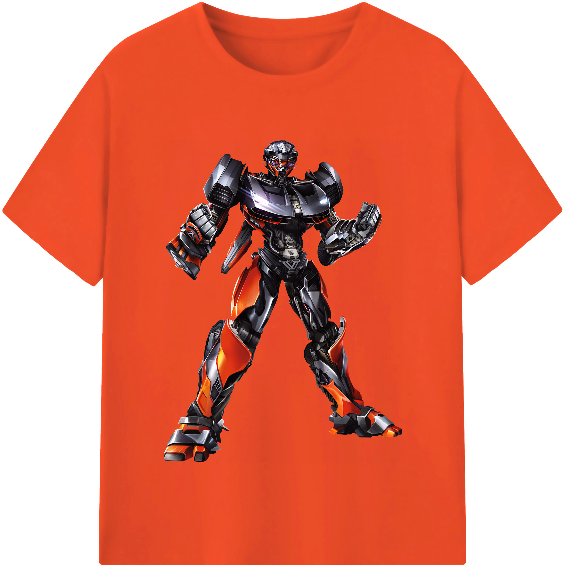 （画像用） Transformers トランスフォーマー 綿100％半袖Tシャツ（フロントプリント）