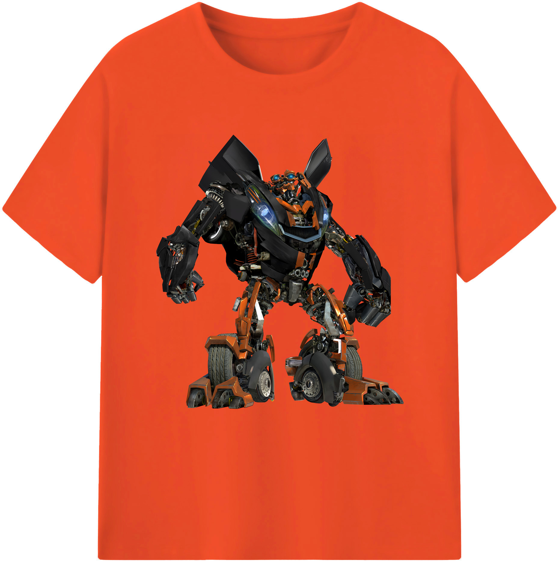 （画像用） Transformers トランスフォーマー 綿100％半袖Tシャツ（フロントプリント）