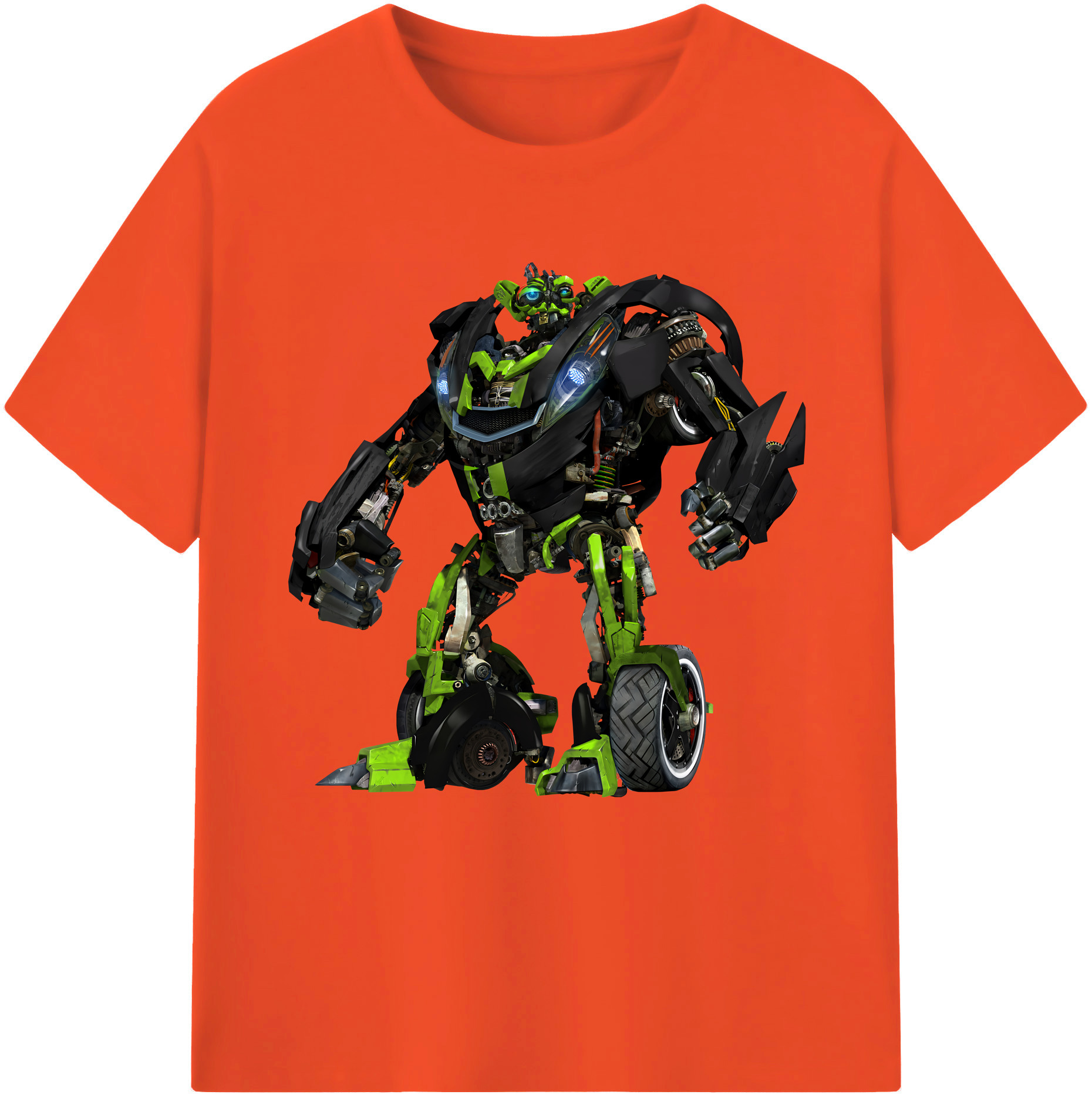 （画像用） Transformers トランスフォーマー 綿100％半袖Tシャツ（フロントプリント）