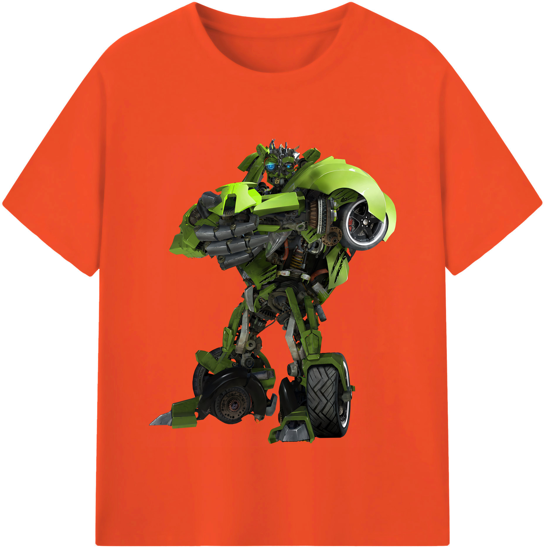 （画像用） Transformers トランスフォーマー 綿100％半袖Tシャツ（フロントプリント）