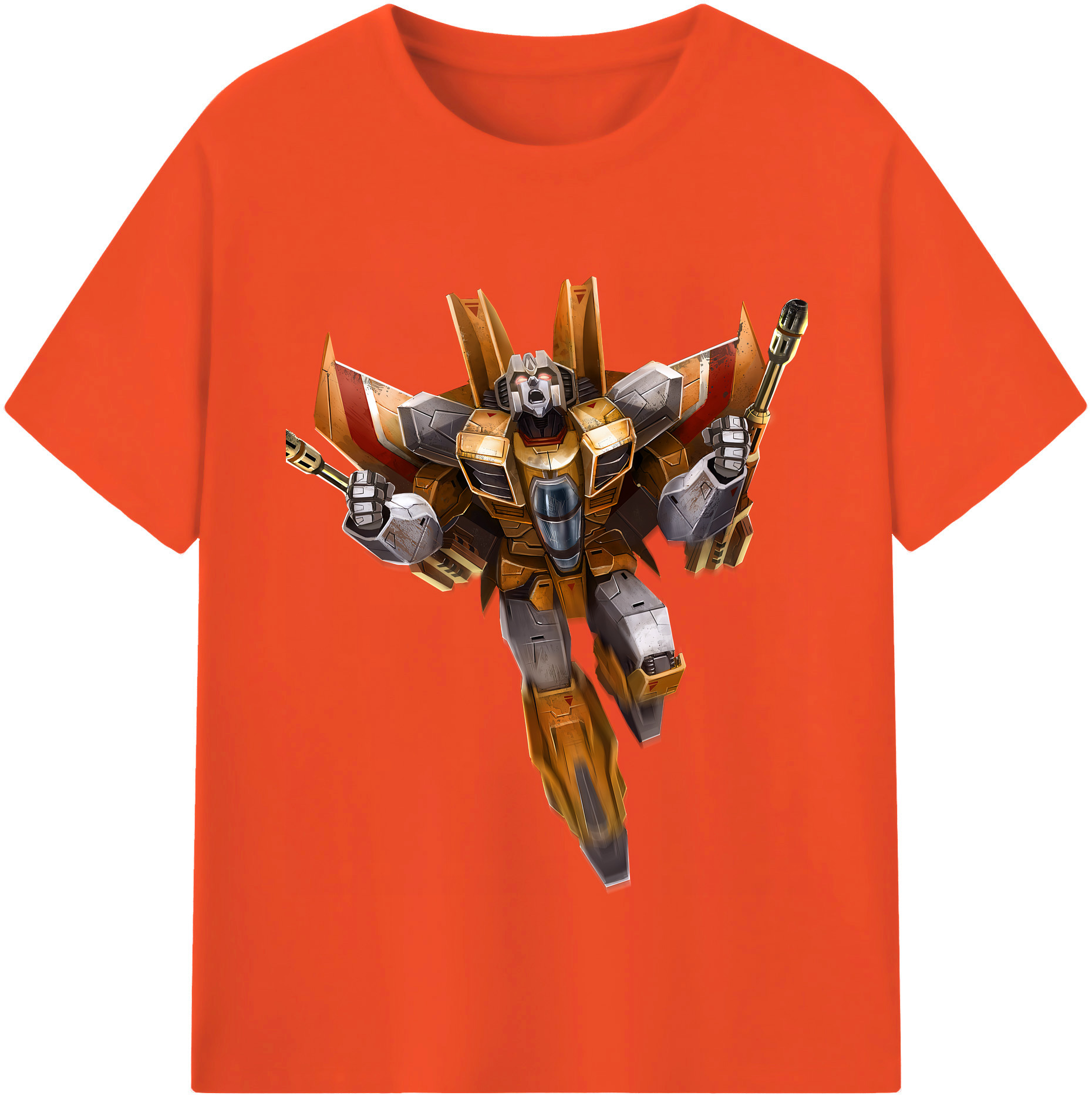 （画像用） Transformers トランスフォーマー 綿100％半袖Tシャツ（フロントプリント）
