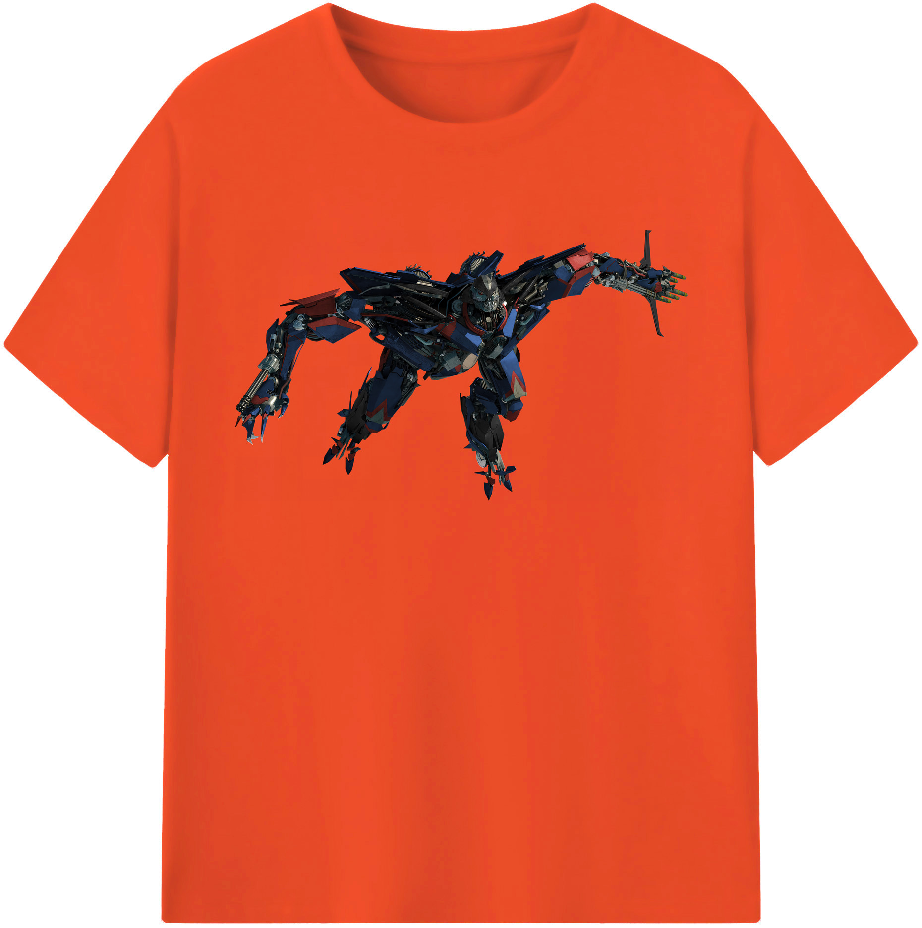 （画像用） Transformers トランスフォーマー 綿100％半袖Tシャツ（フロントプリント）