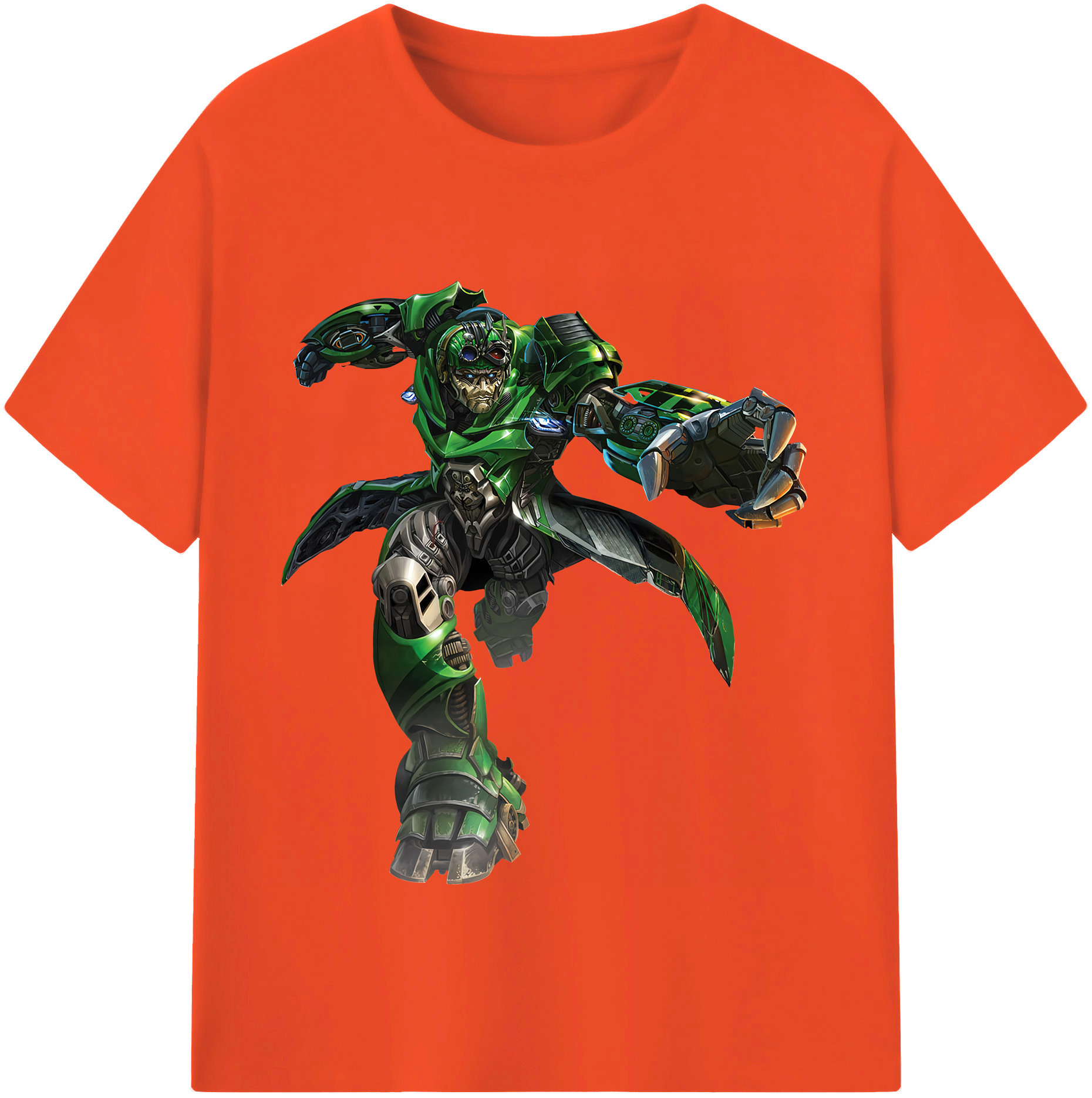 （画像用） Transformers トランスフォーマー 綿100％半袖Tシャツ（フロントプリント）